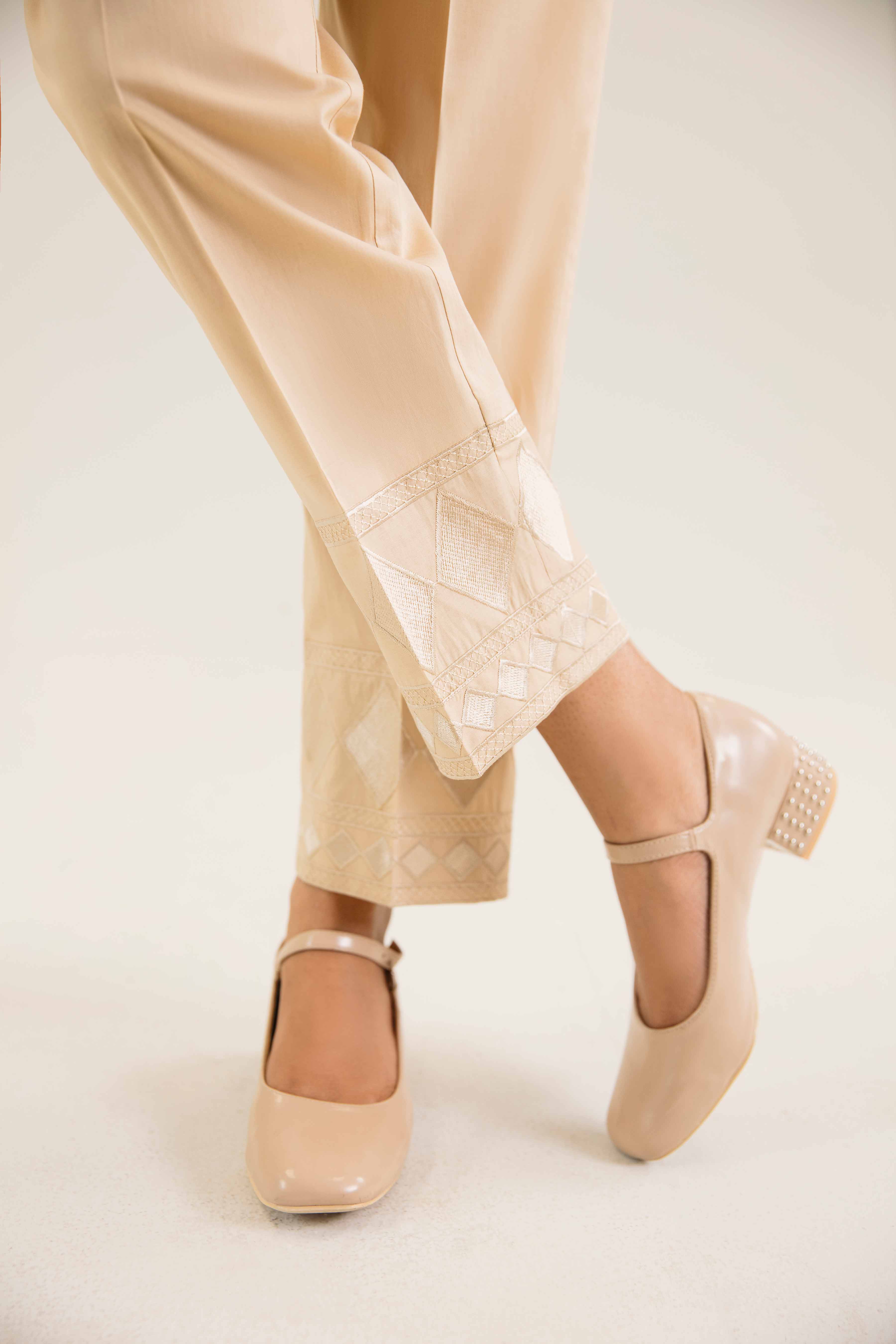Embroidered Trousers - PW24-294 - Image 3