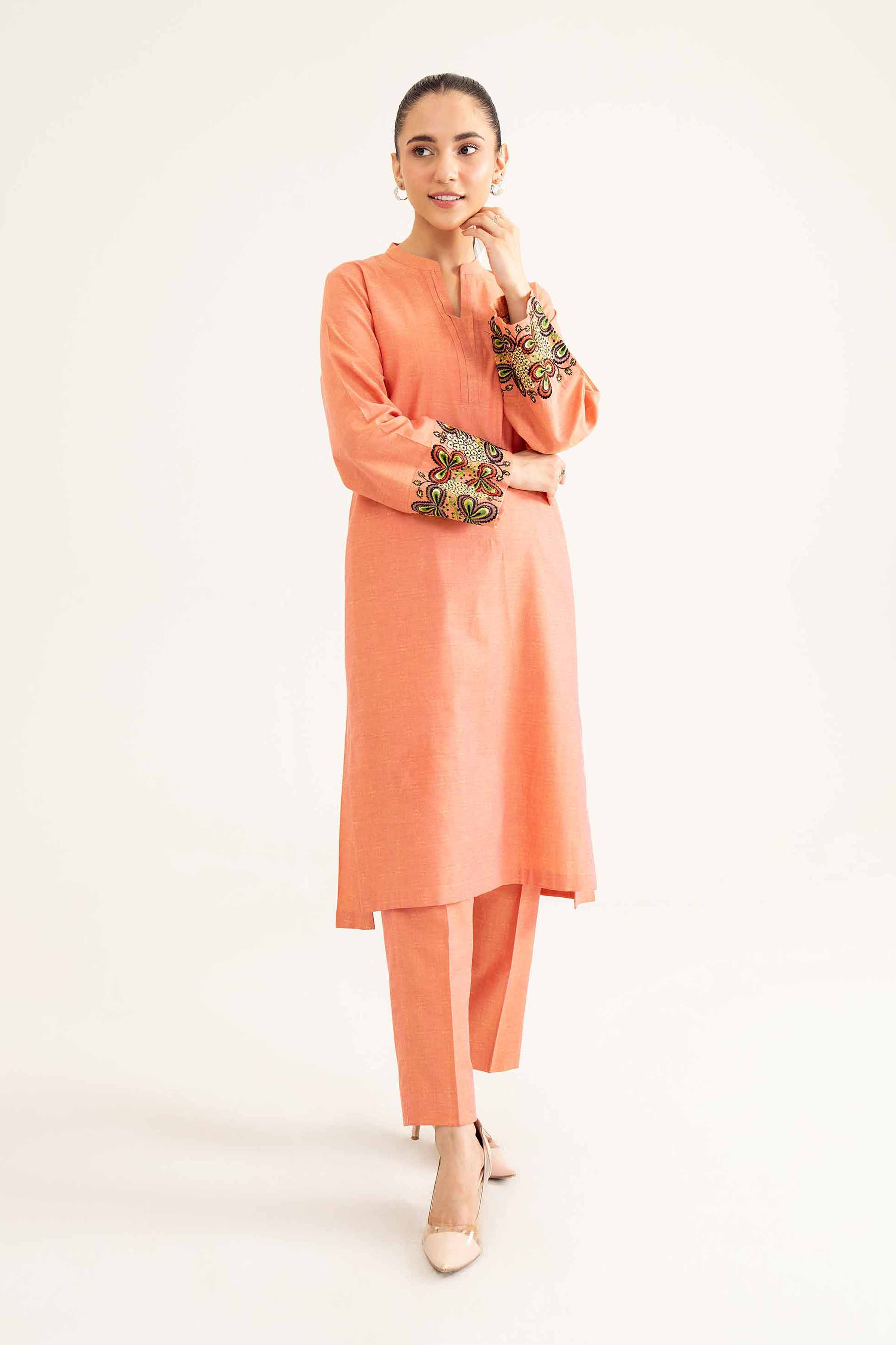 2 Piece - Embroidered Suit - PW24-30 - Image 2