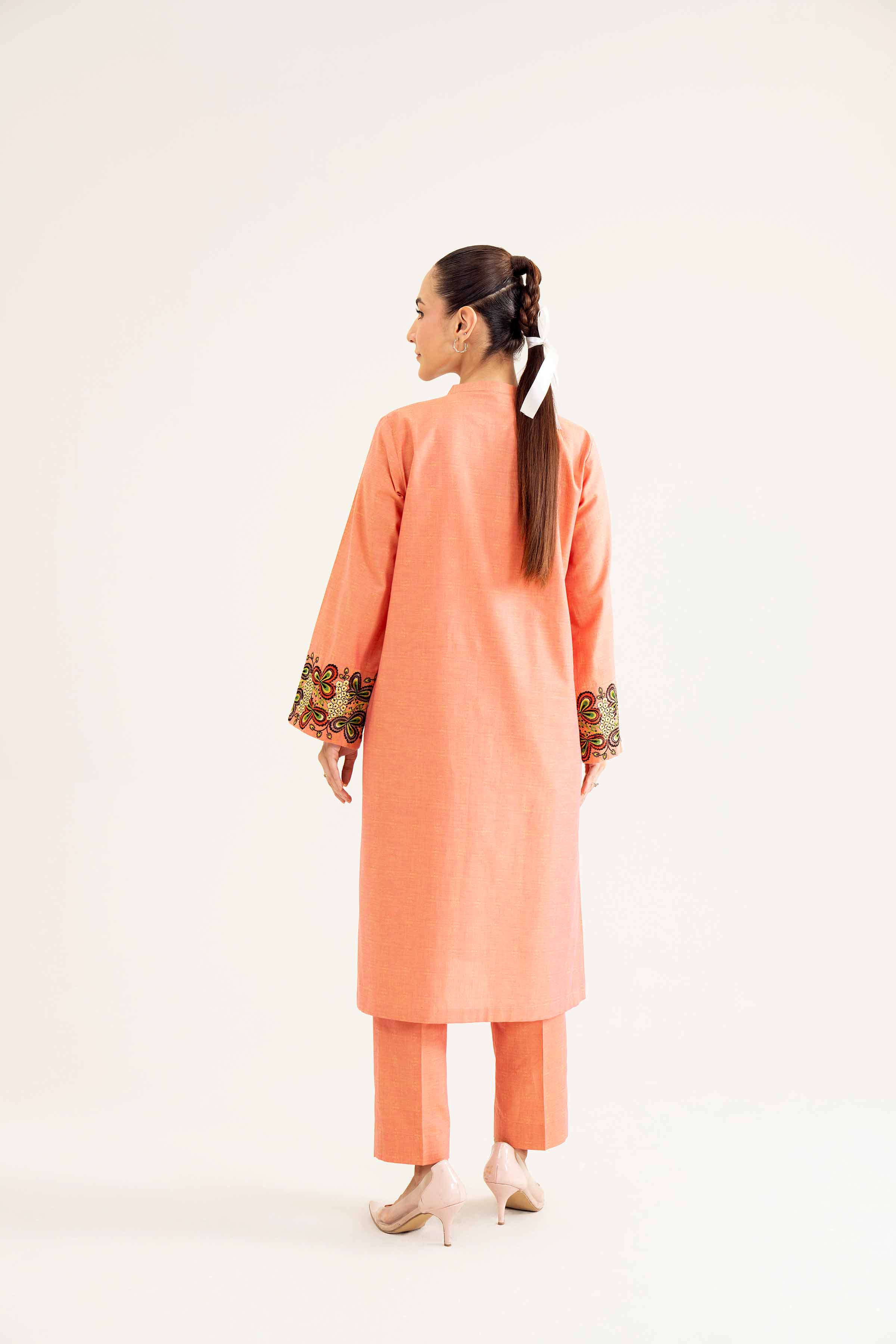2 Piece - Embroidered Suit - PW24-30 - Image 3