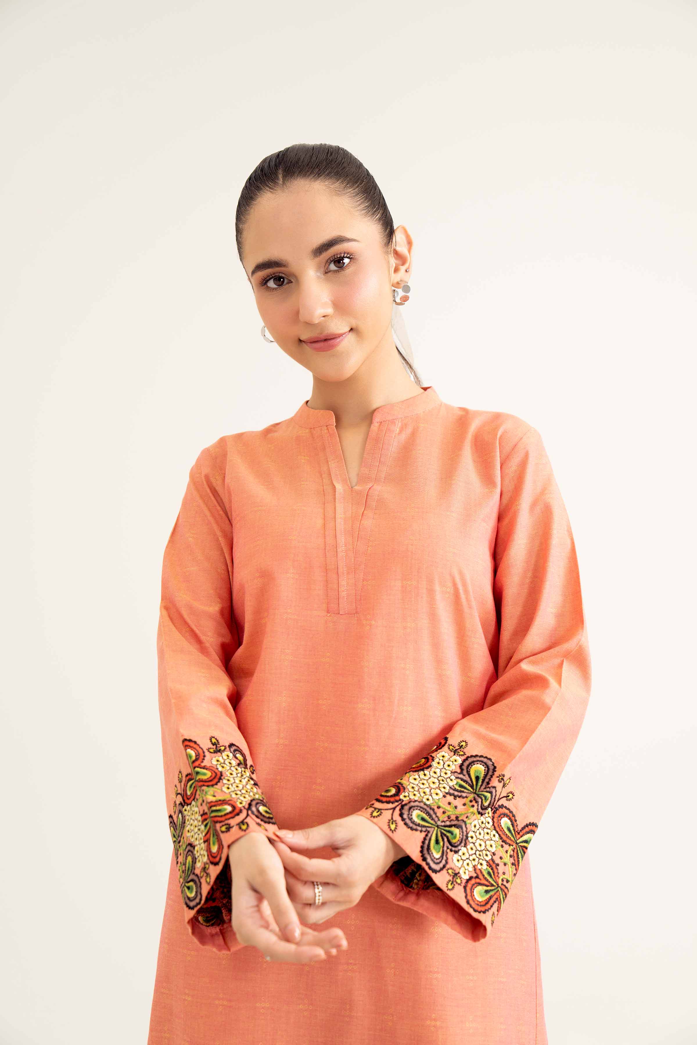 2 Piece - Embroidered Suit - PW24-30 - Image 9