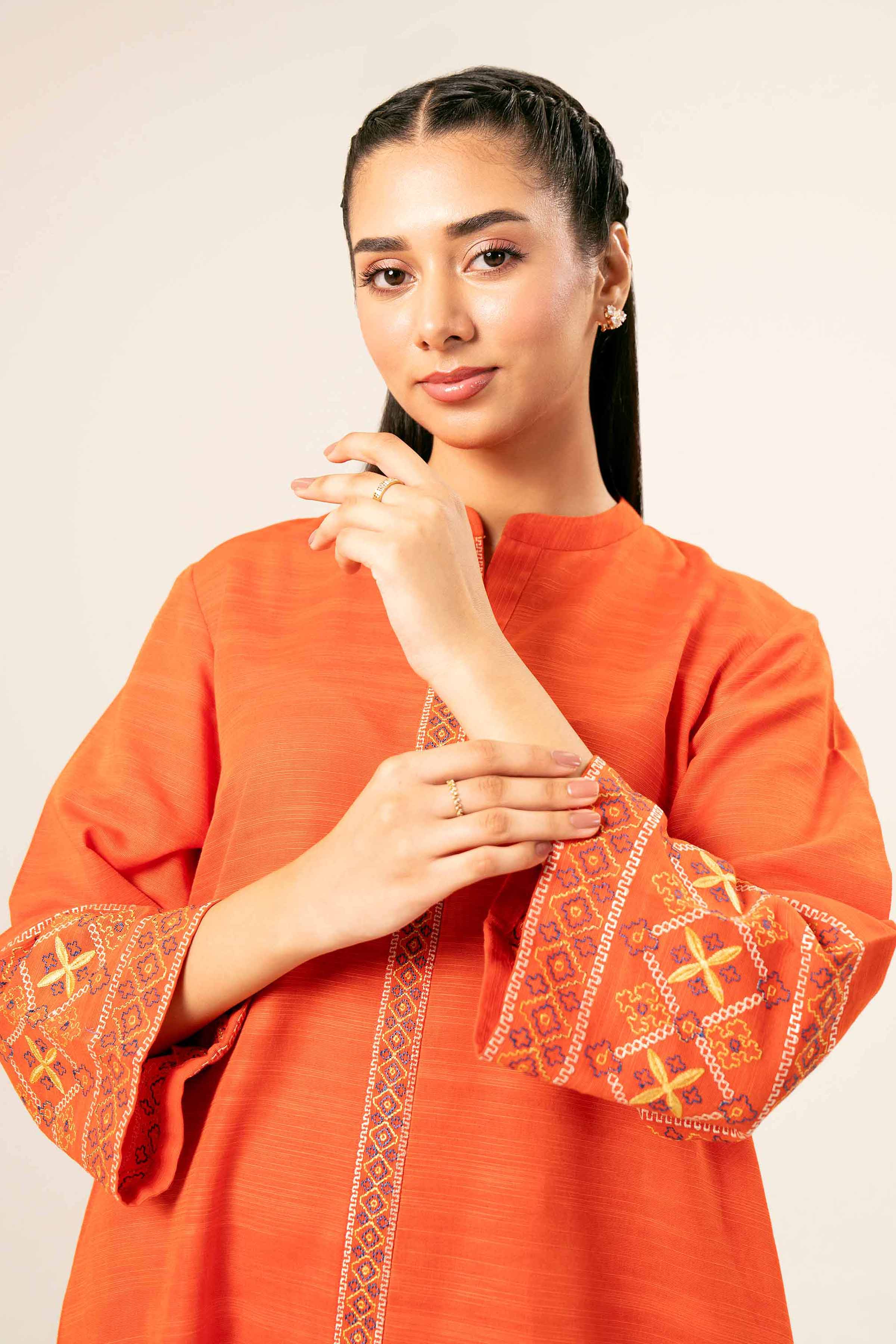 2 Piece - Embroidered Suit  - PW24-346 - Image 2