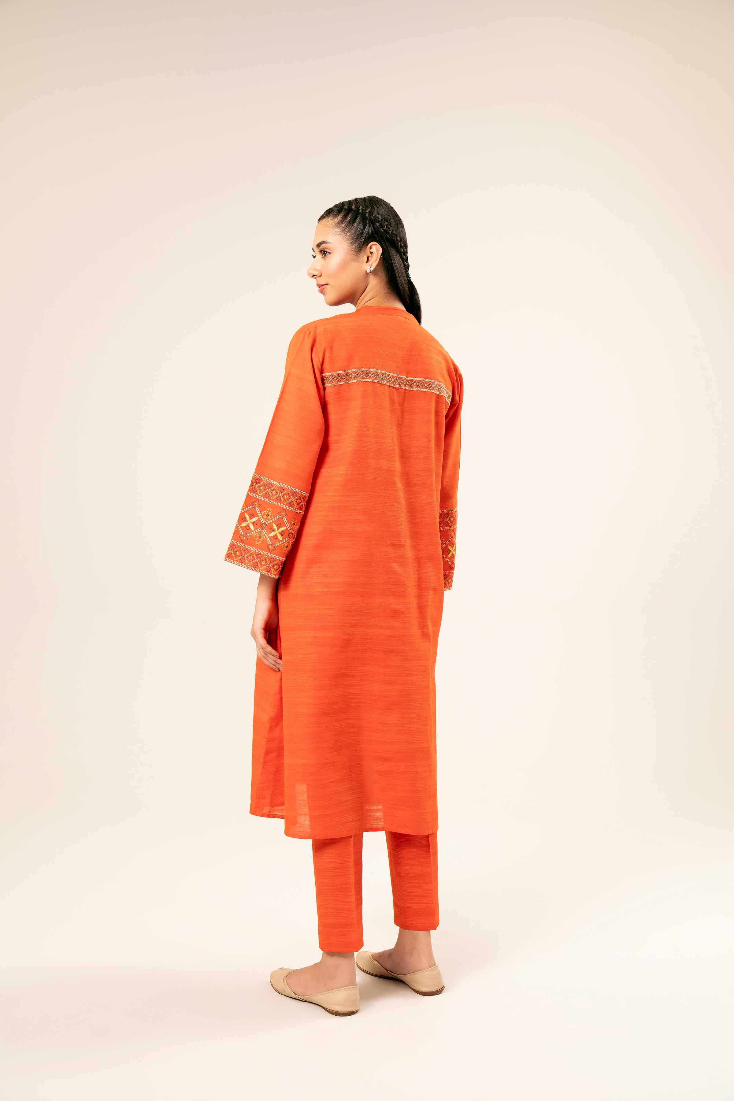 2 Piece - Embroidered Suit  - PW24-346 - Image 3