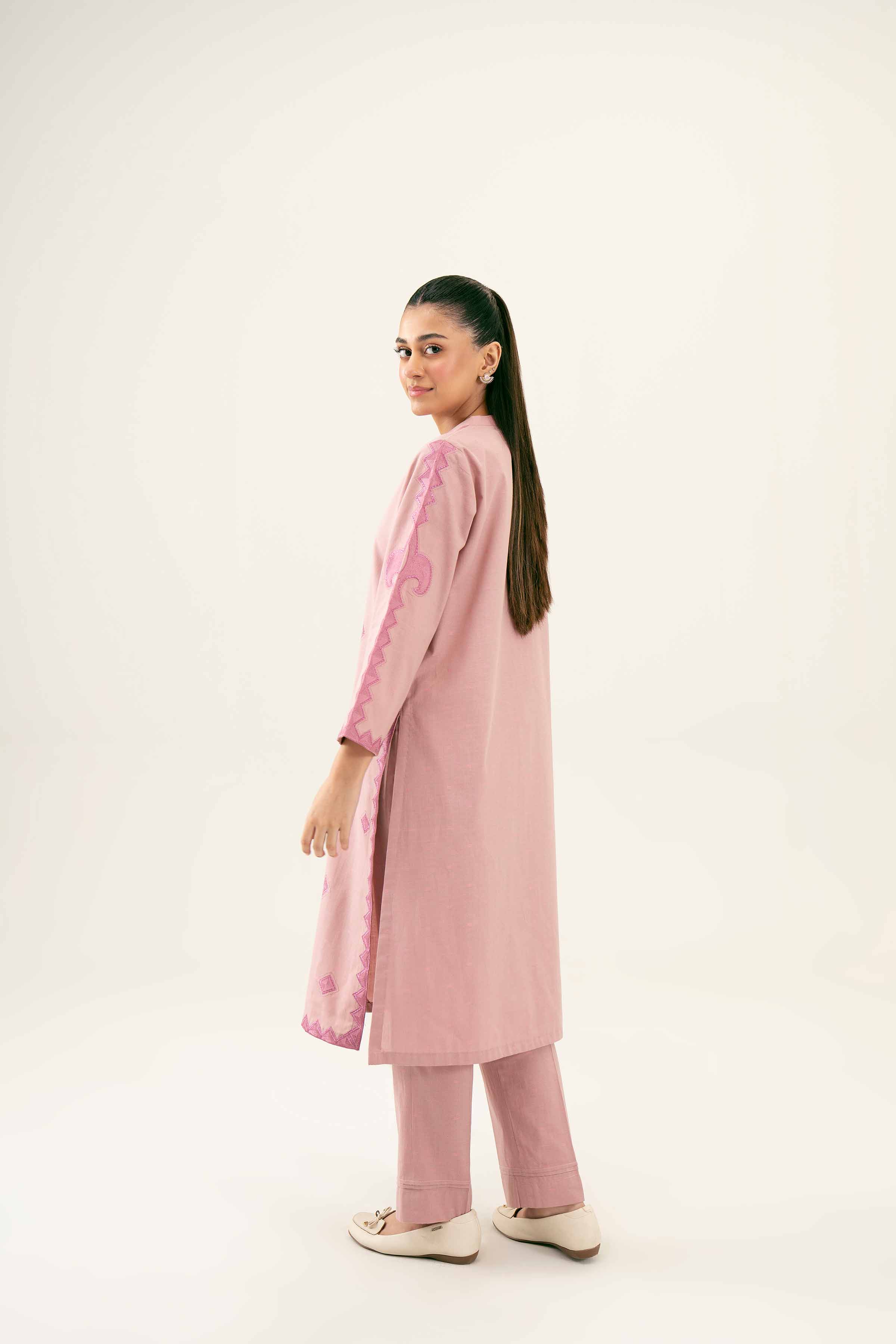 2 Piece - Embroidered Suit - PW24-36 - Image 3