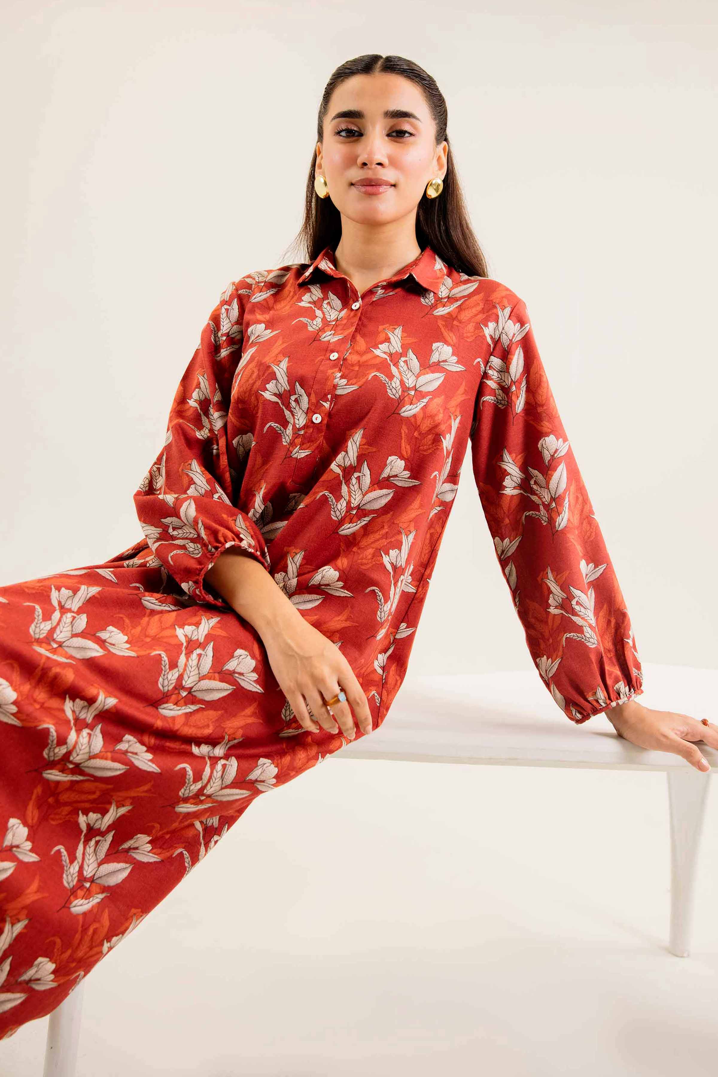 Printed Dress - PW24-378 - Image 2