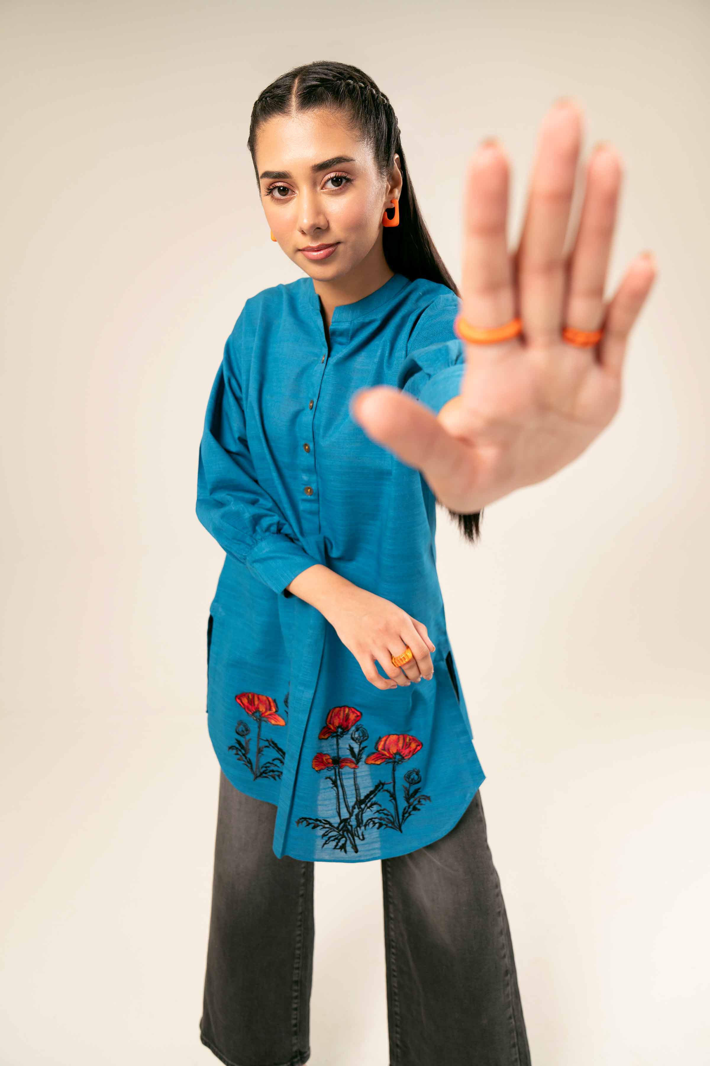 Embroidered Tunic - PW24-384 - Image 2