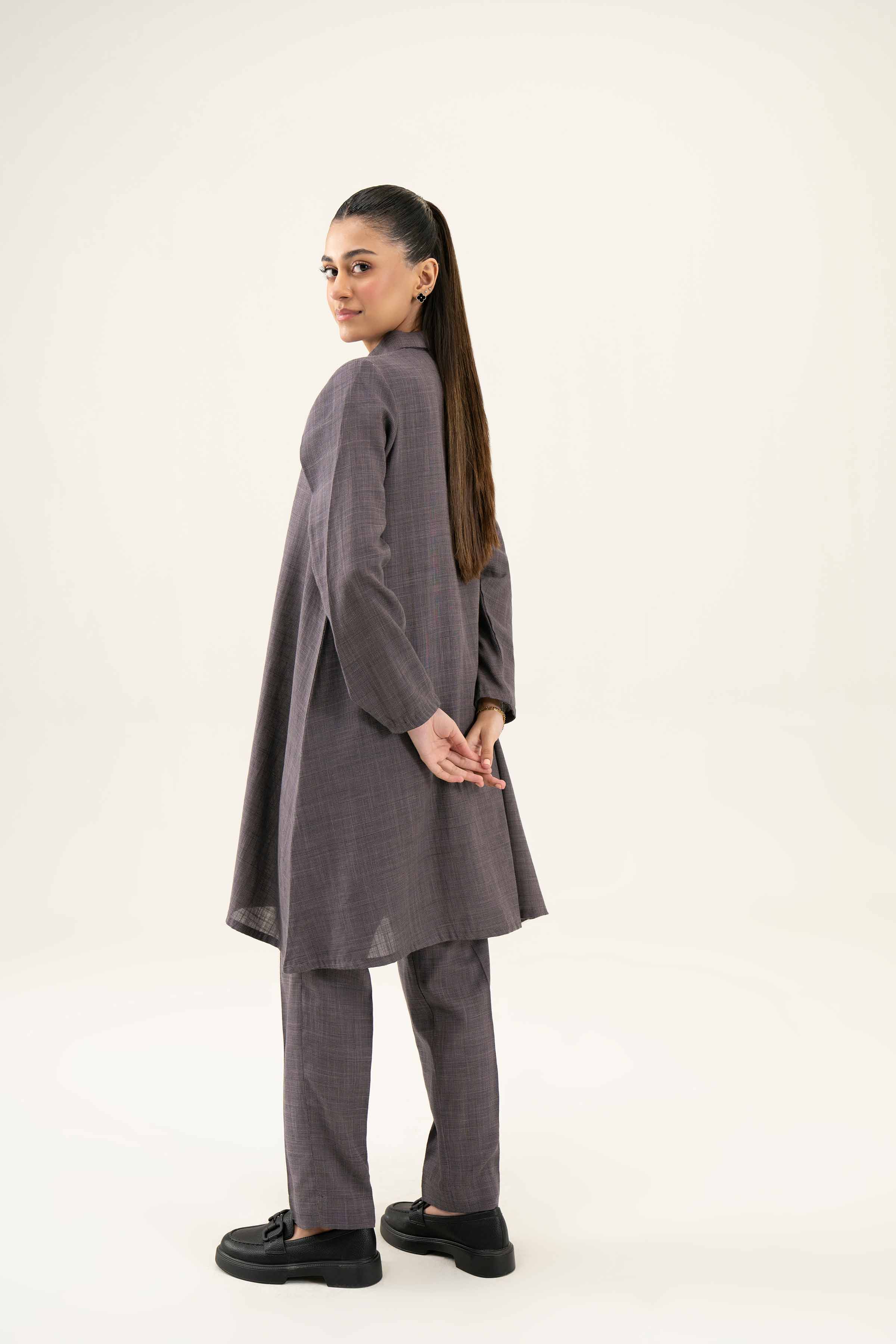 2 Piece - Embroidered Suit - PW24-40 - Image 3