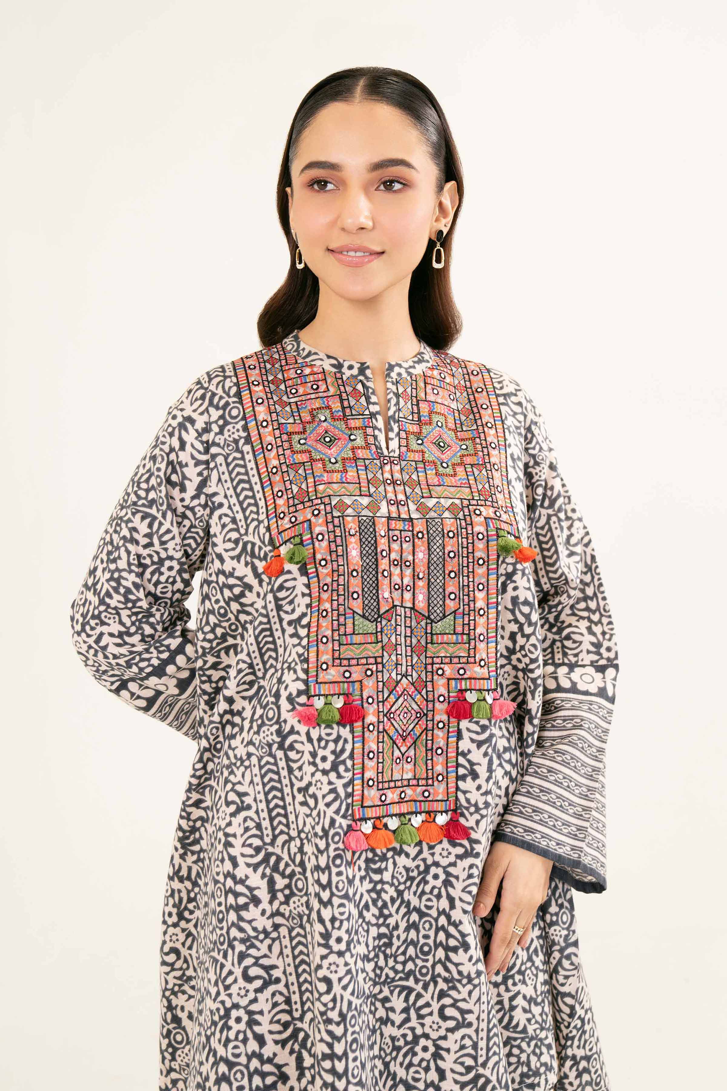 2 Piece - Printed Embroidered - PW24-422 - Image 2