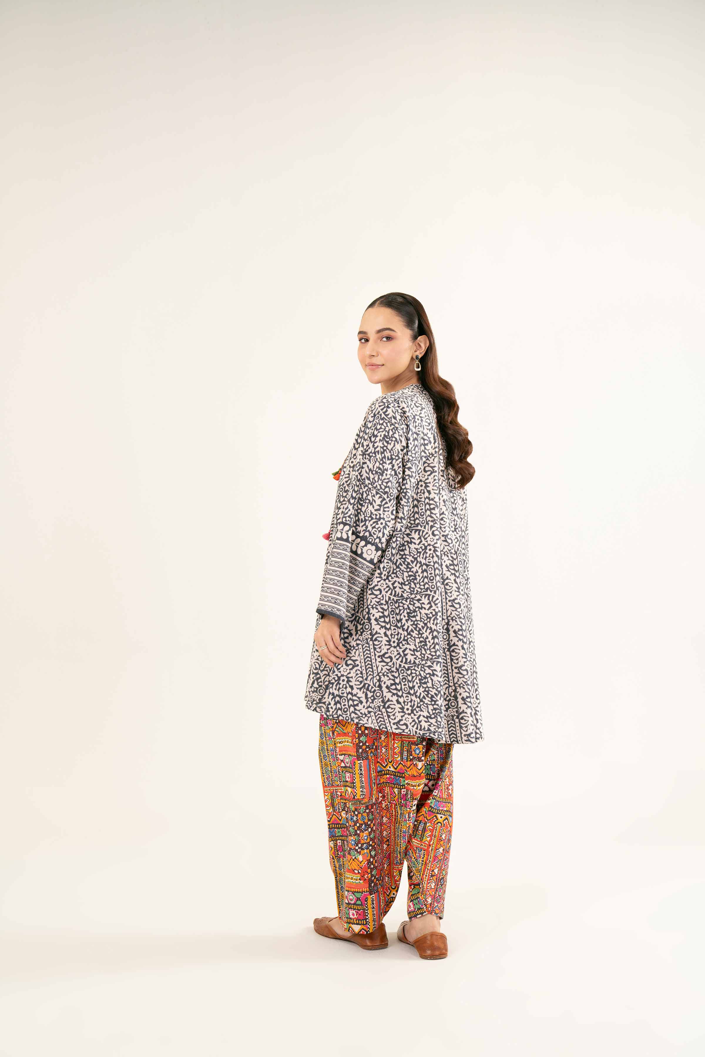 2 Piece - Printed Embroidered - PW24-422 - Image 3