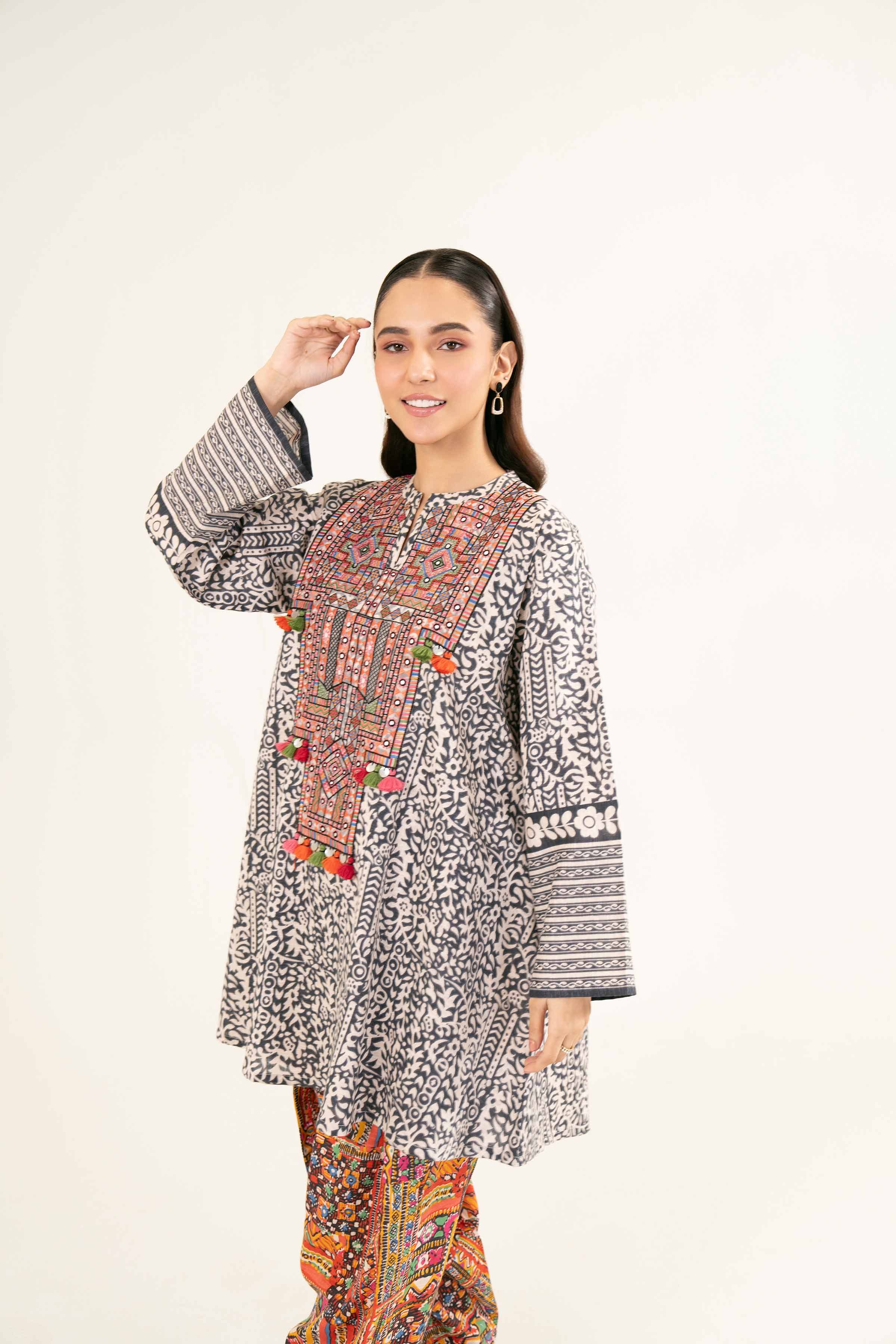 2 Piece - Printed Embroidered - PW24-422 - Image 7
