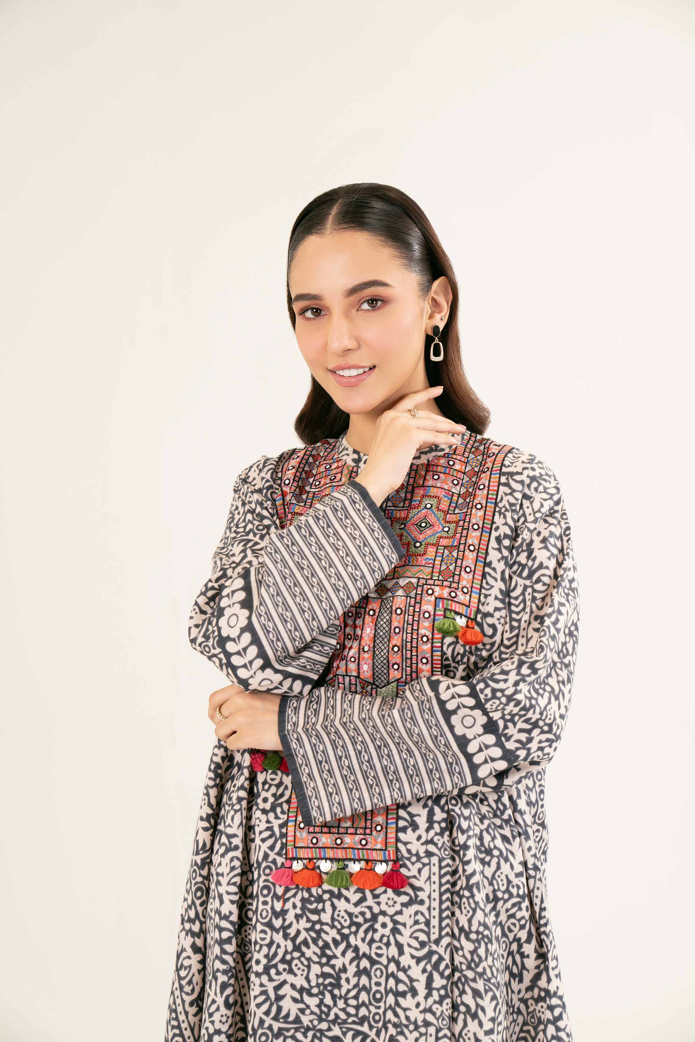 2 Piece - Printed Embroidered - PW24-422 - Image 8