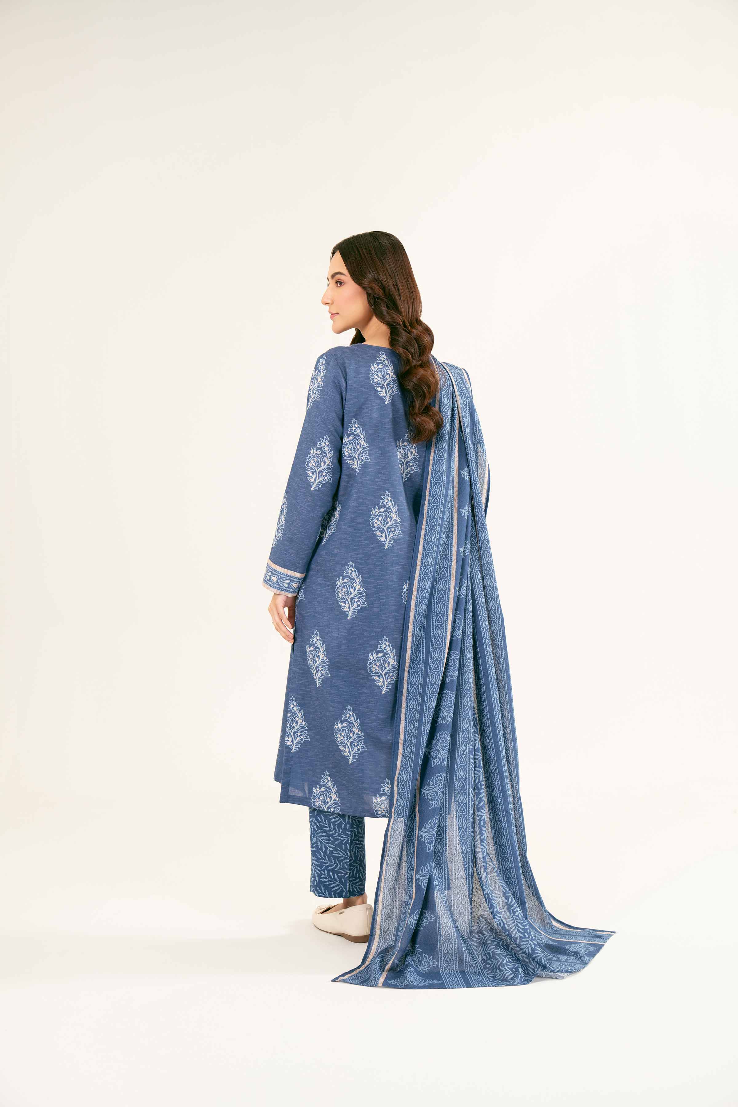 3 piece - Printed Suit - PW24-424 - Image 3