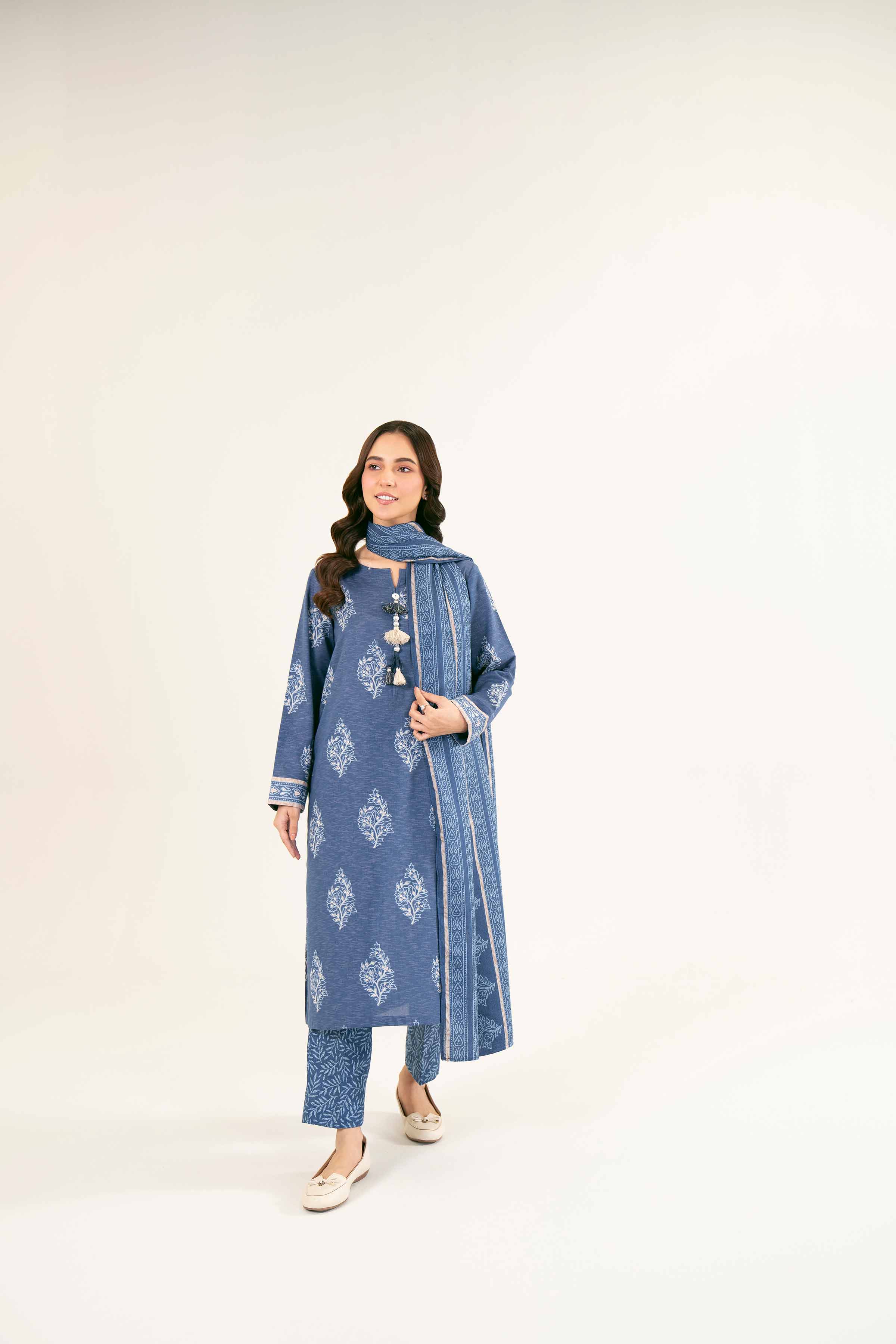 3 piece - Printed Suit - PW24-424 - Image 5