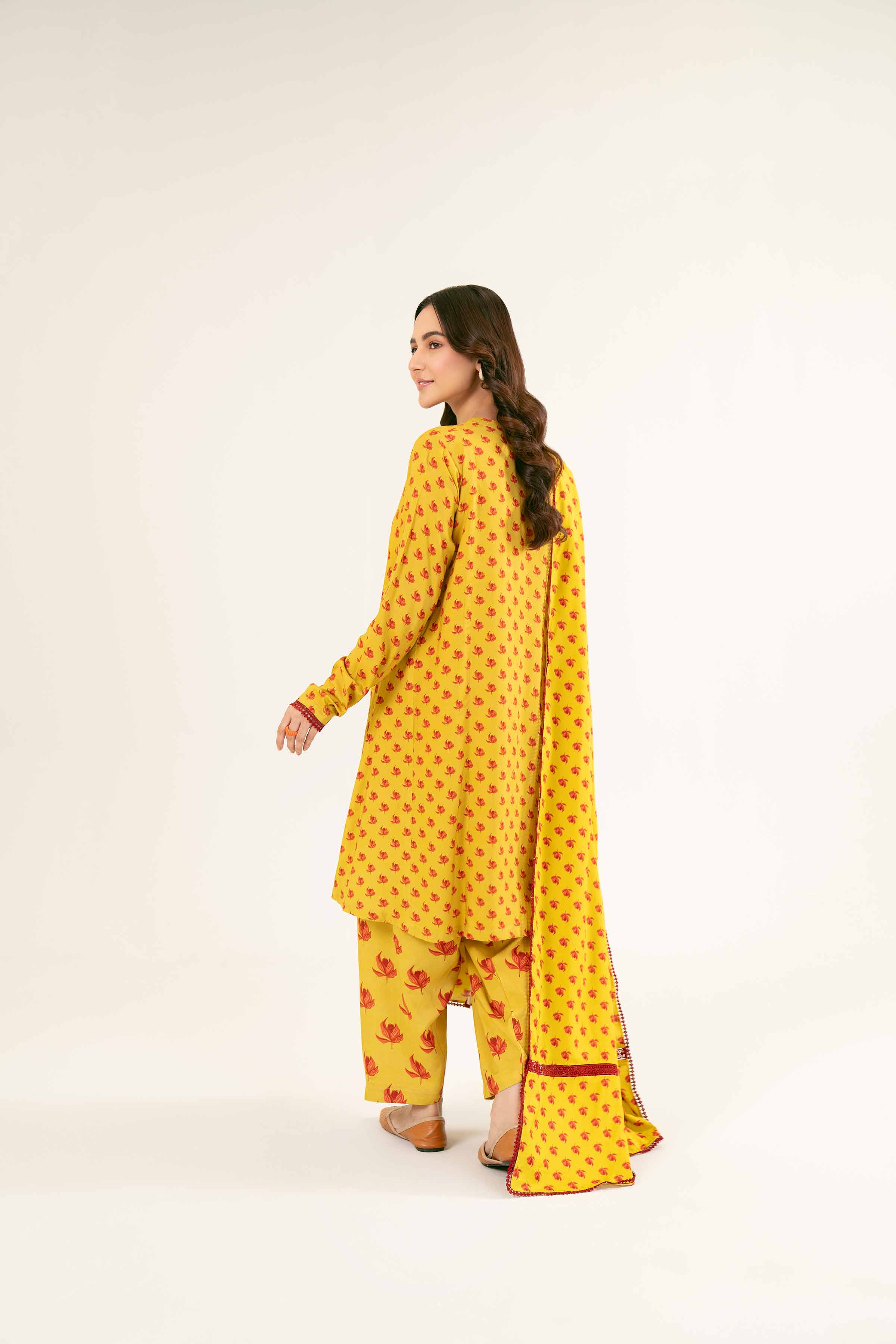 3 Piece - Printed Suit - PW24-428 - Image 3