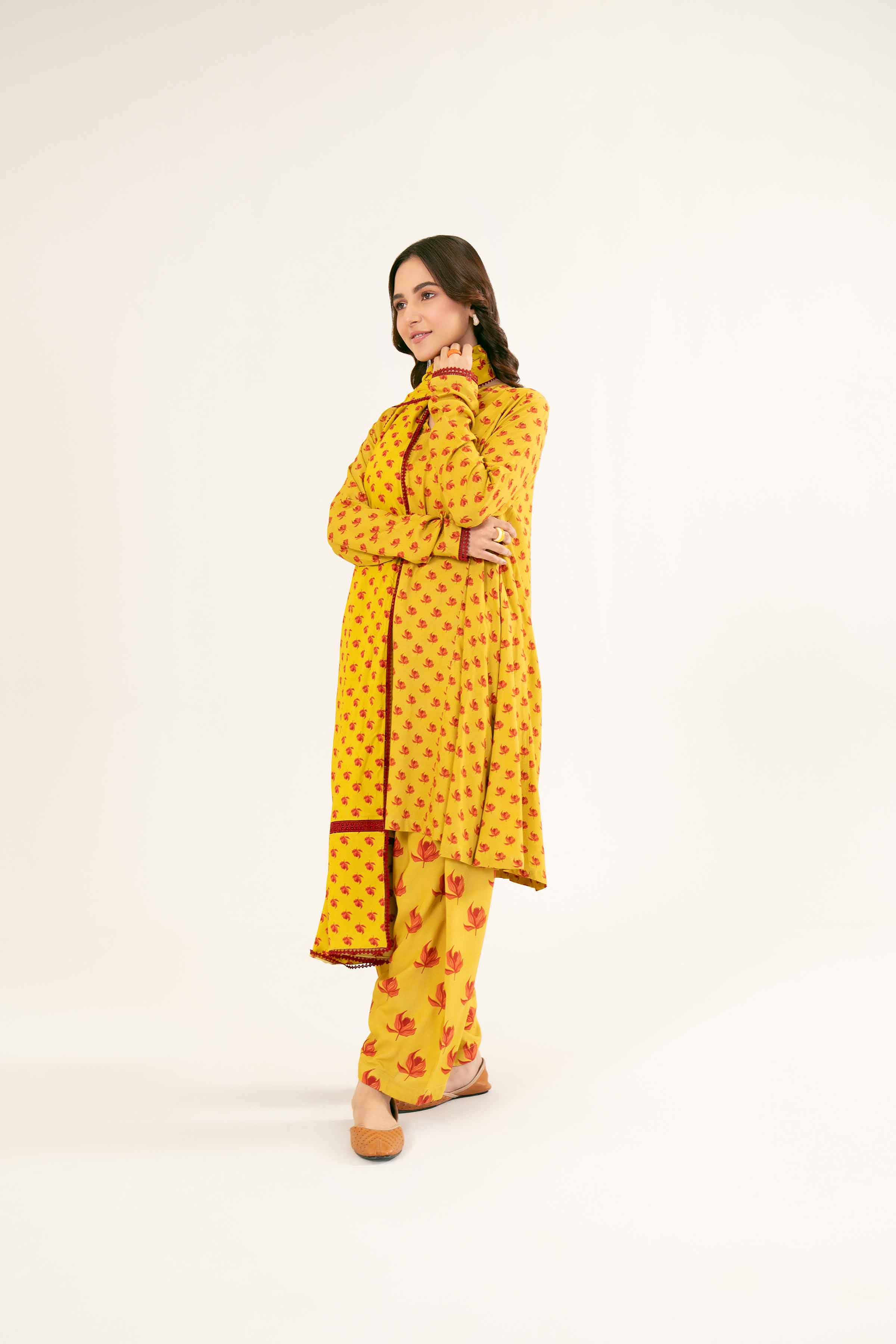 3 Piece - Printed Suit - PW24-428 - Image 4