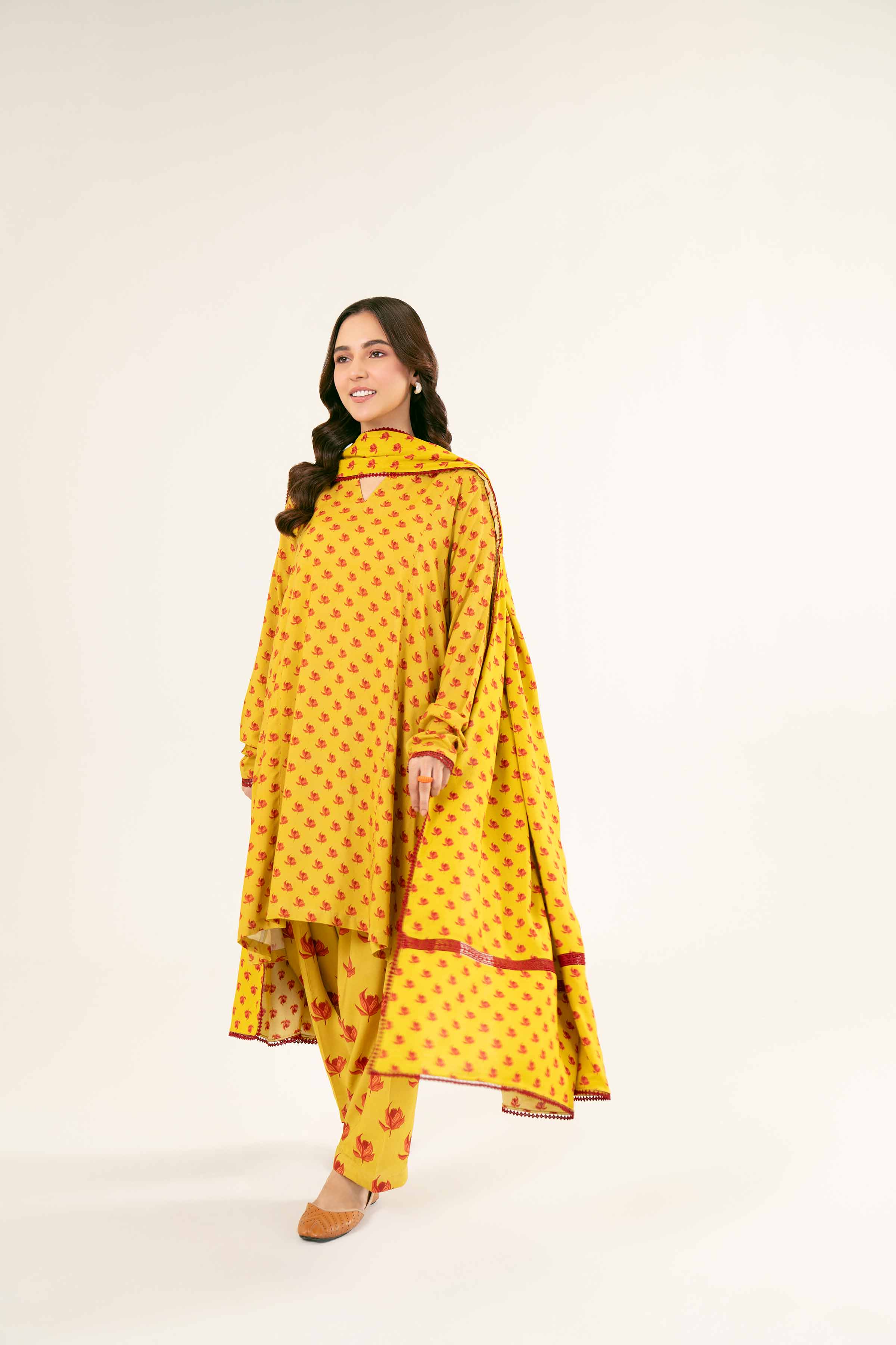 3 Piece - Printed Suit - PW24-428 - Image 5