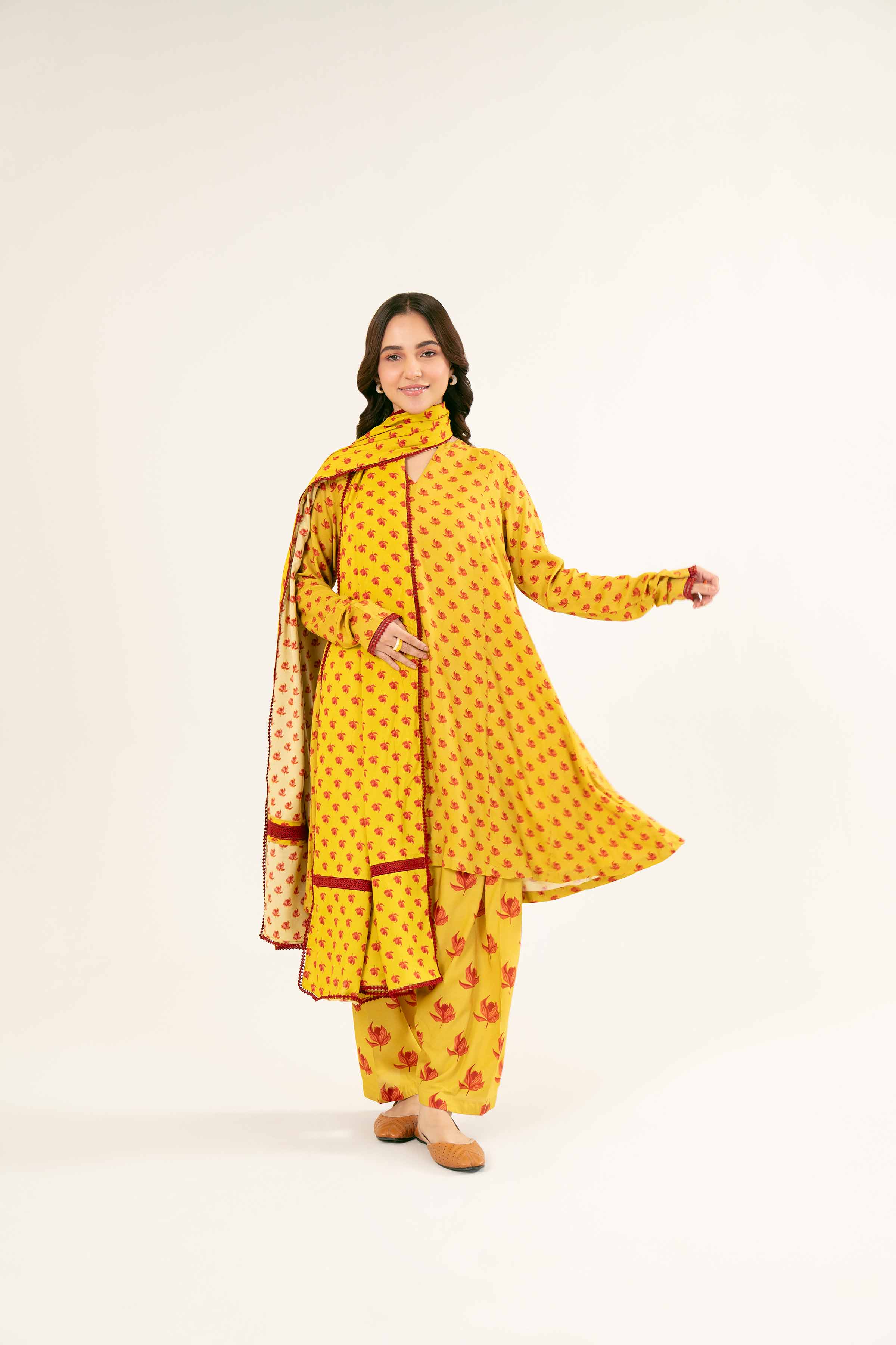 3 Piece - Printed Suit - PW24-428 - Image 7