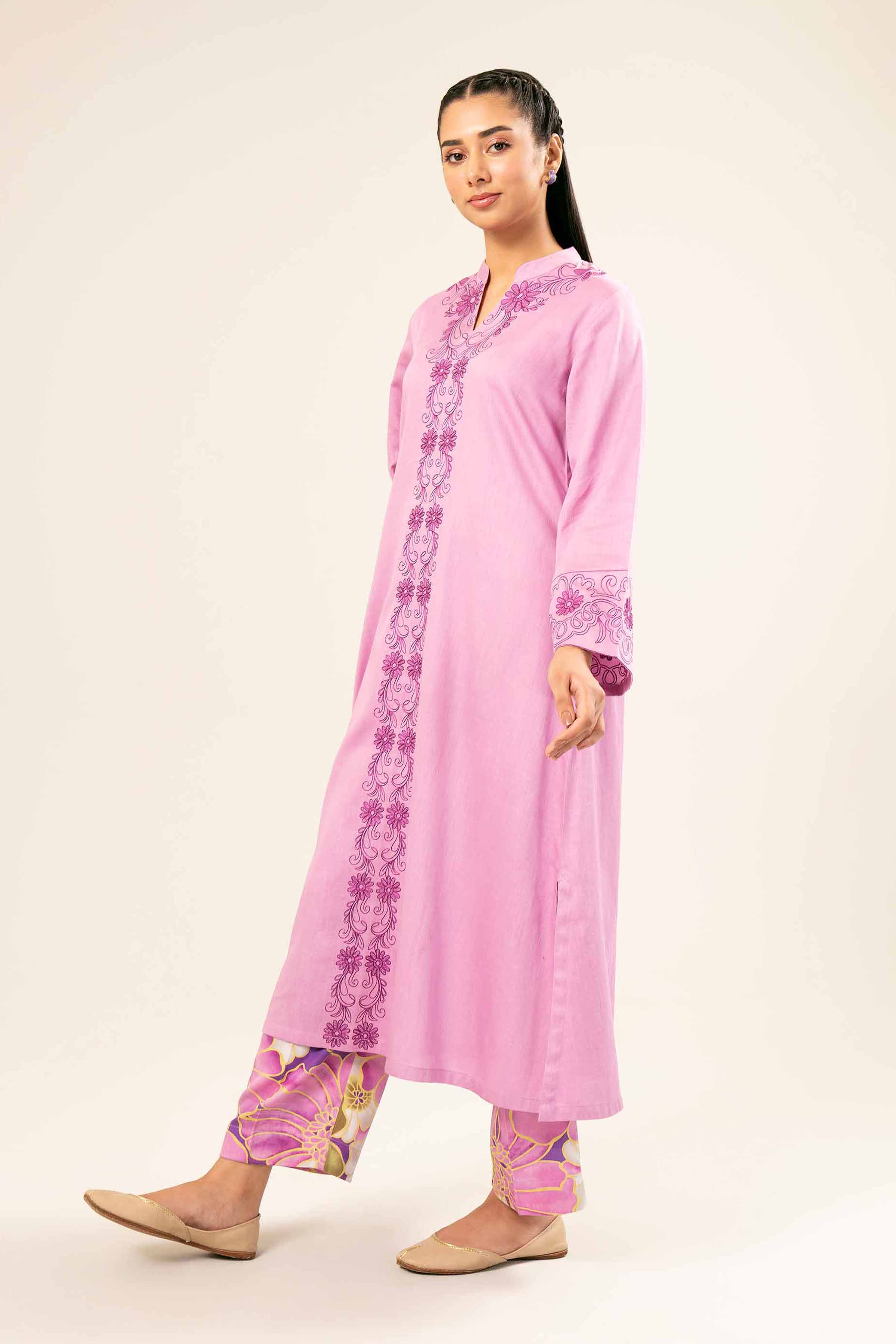 2 Piece - Printed Embroidered - PW24-436 - Image 4