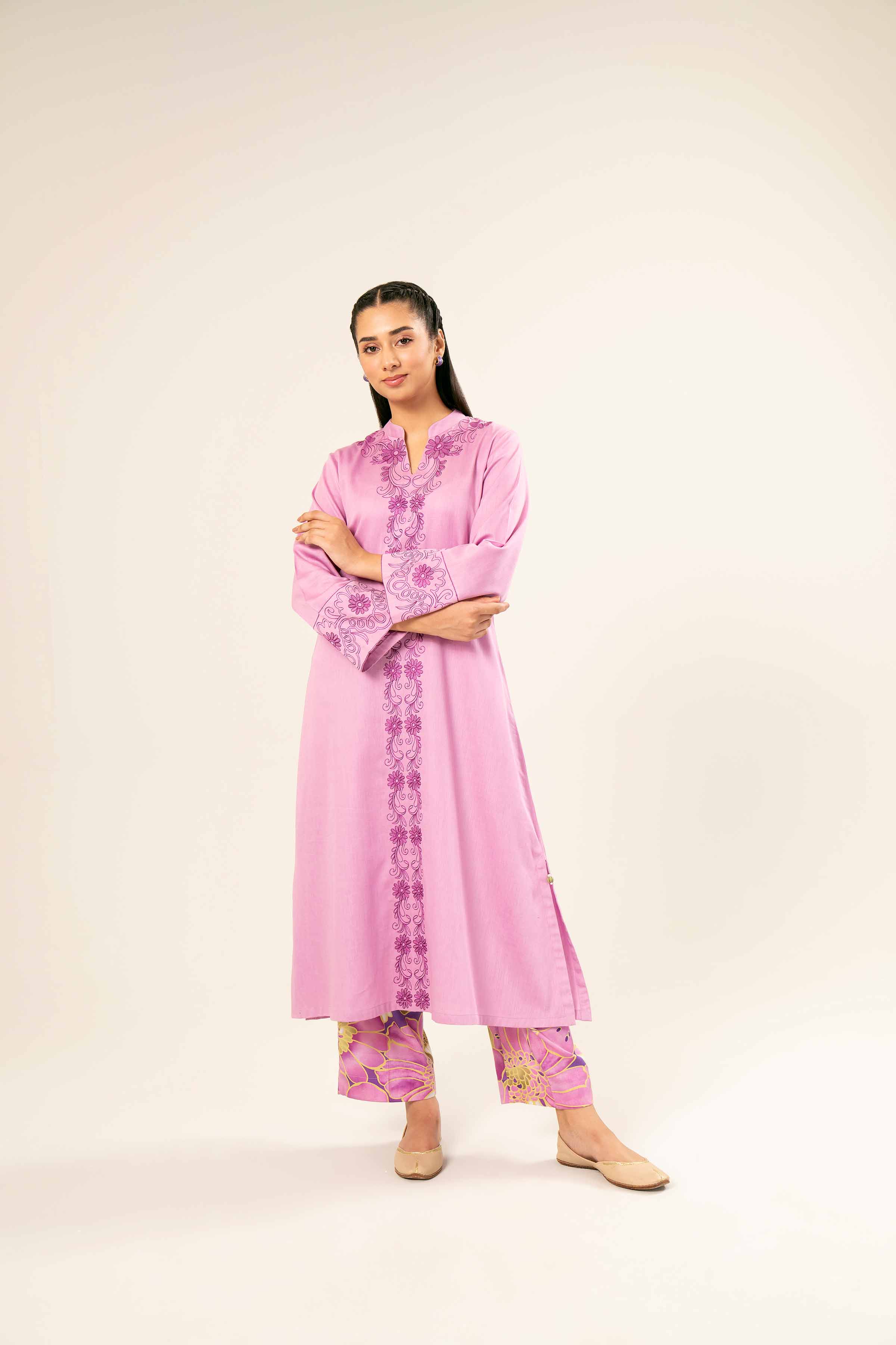2 Piece - Printed Embroidered - PW24-436 - Image 6