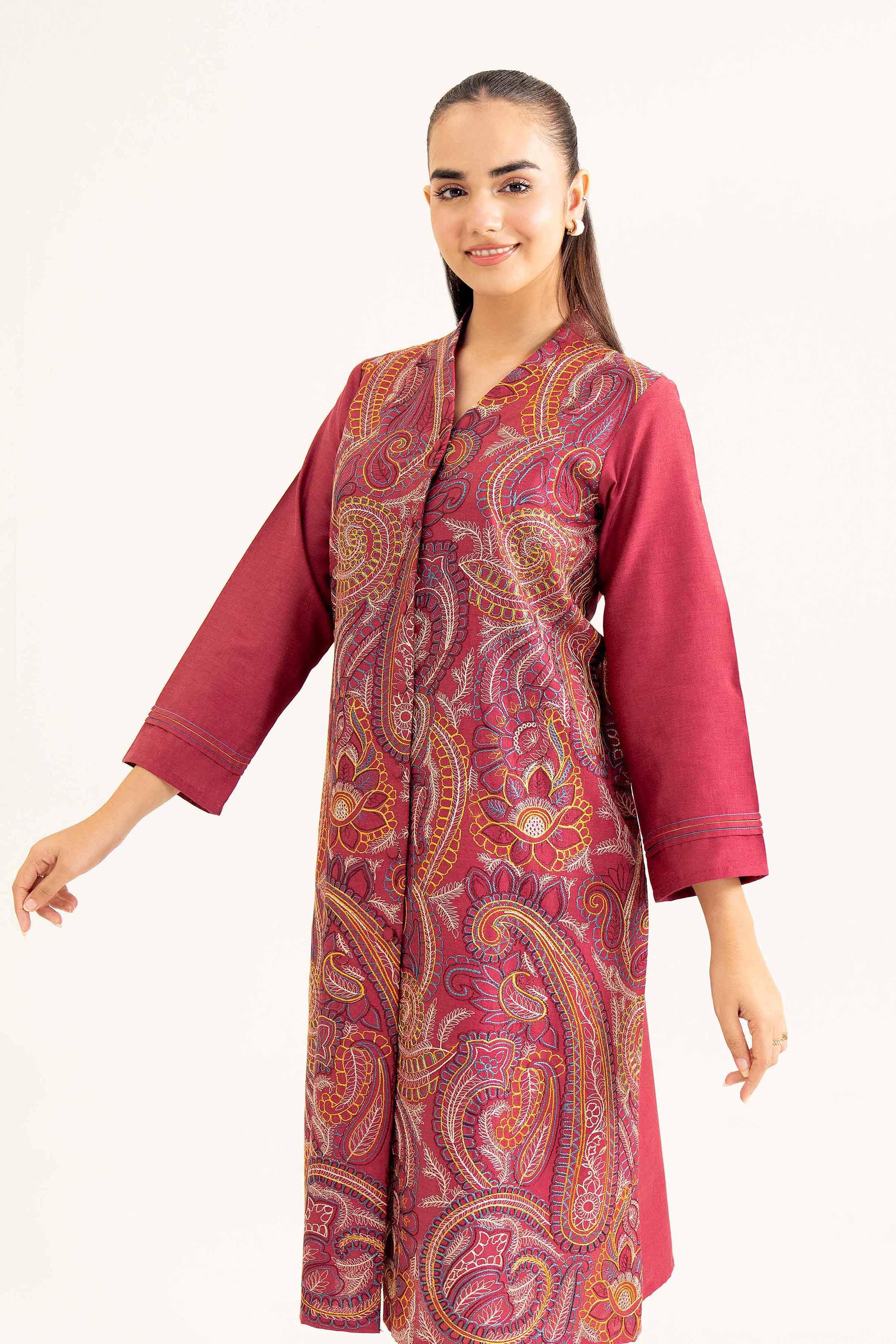 2 Piece - Embroidered Suit - PW24-48 - Image 12
