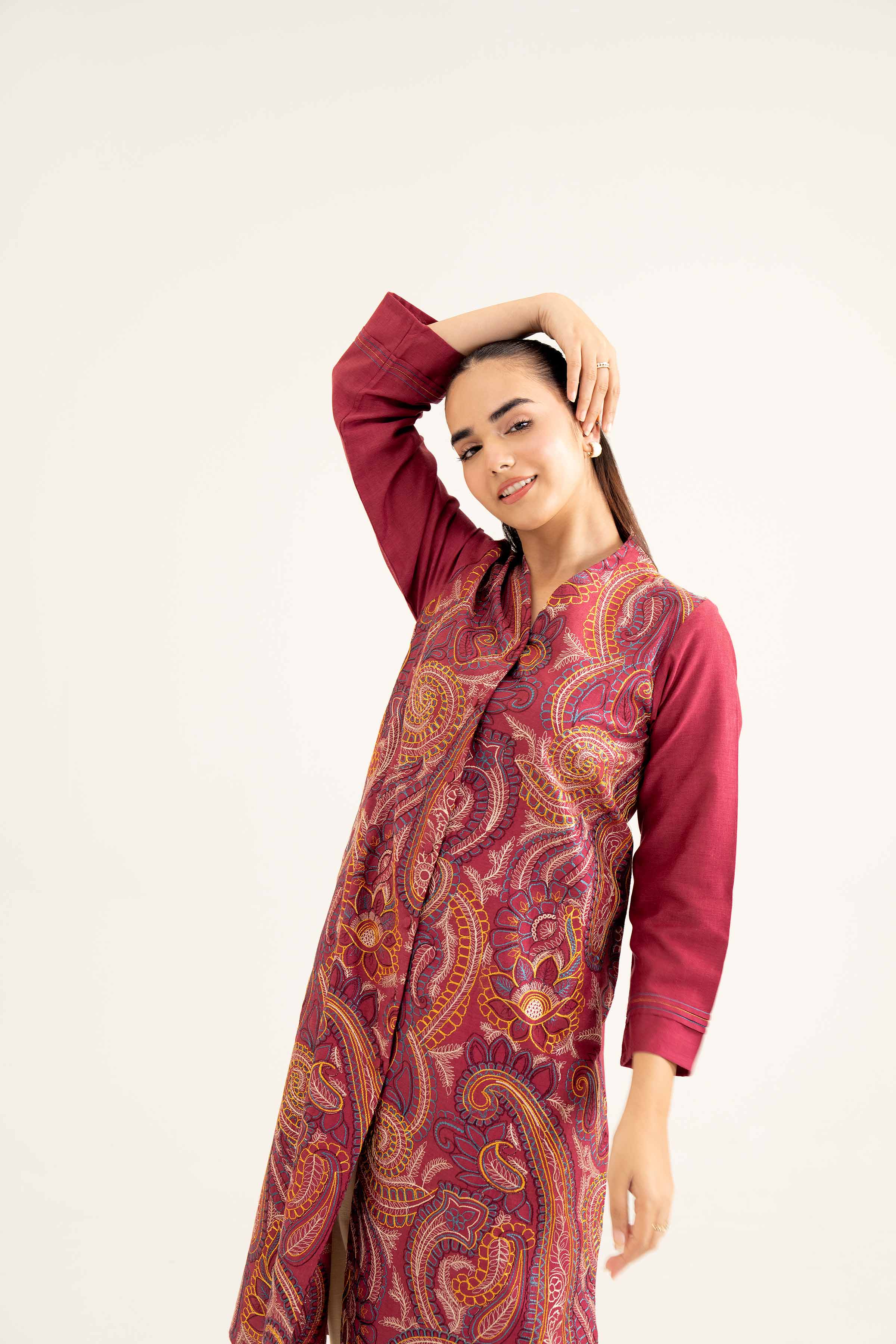 2 Piece - Embroidered Suit - PW24-48 - Image 19