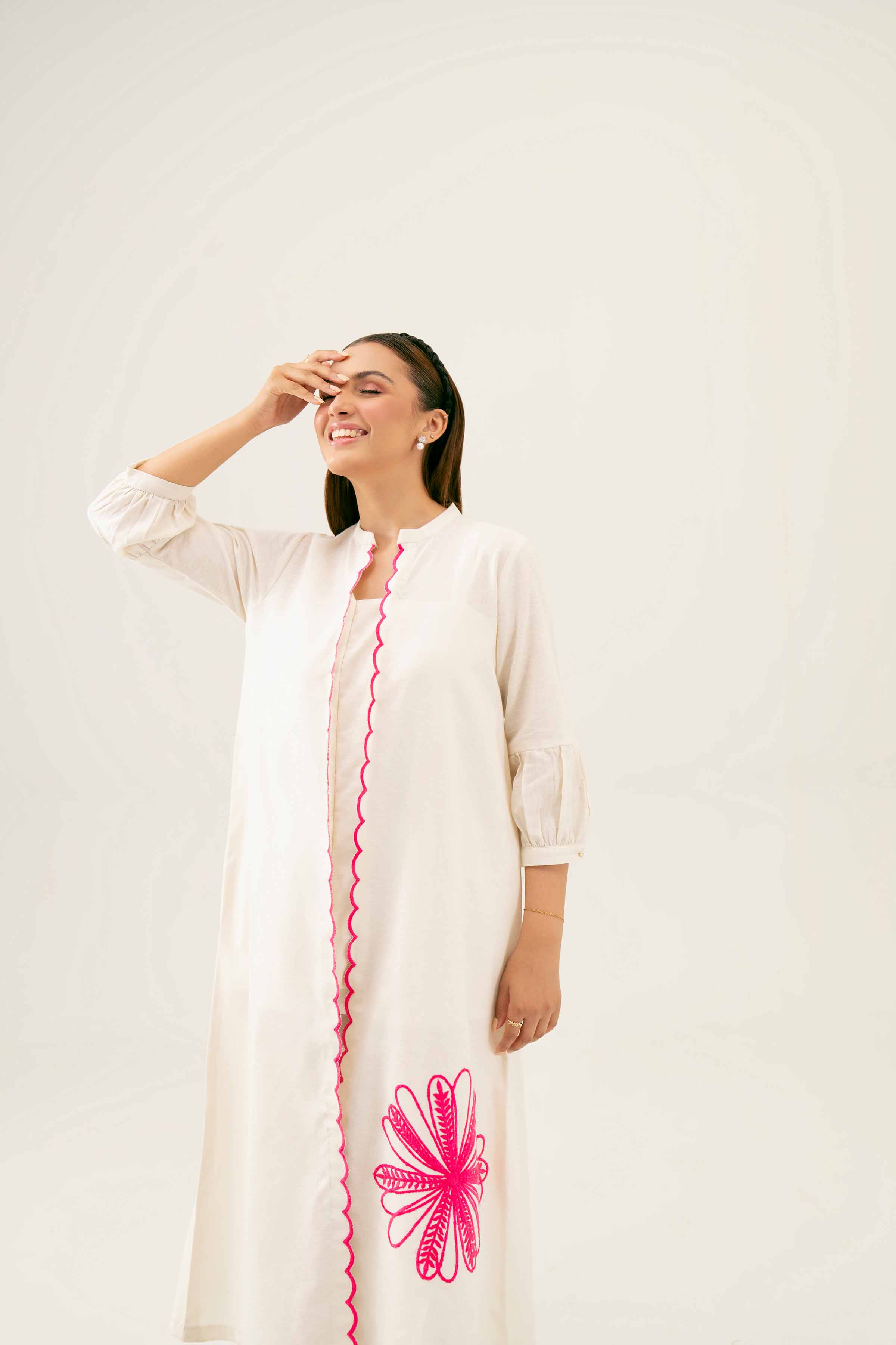 2 Piece - Embroidered Suit - PW24-61 - Image 10