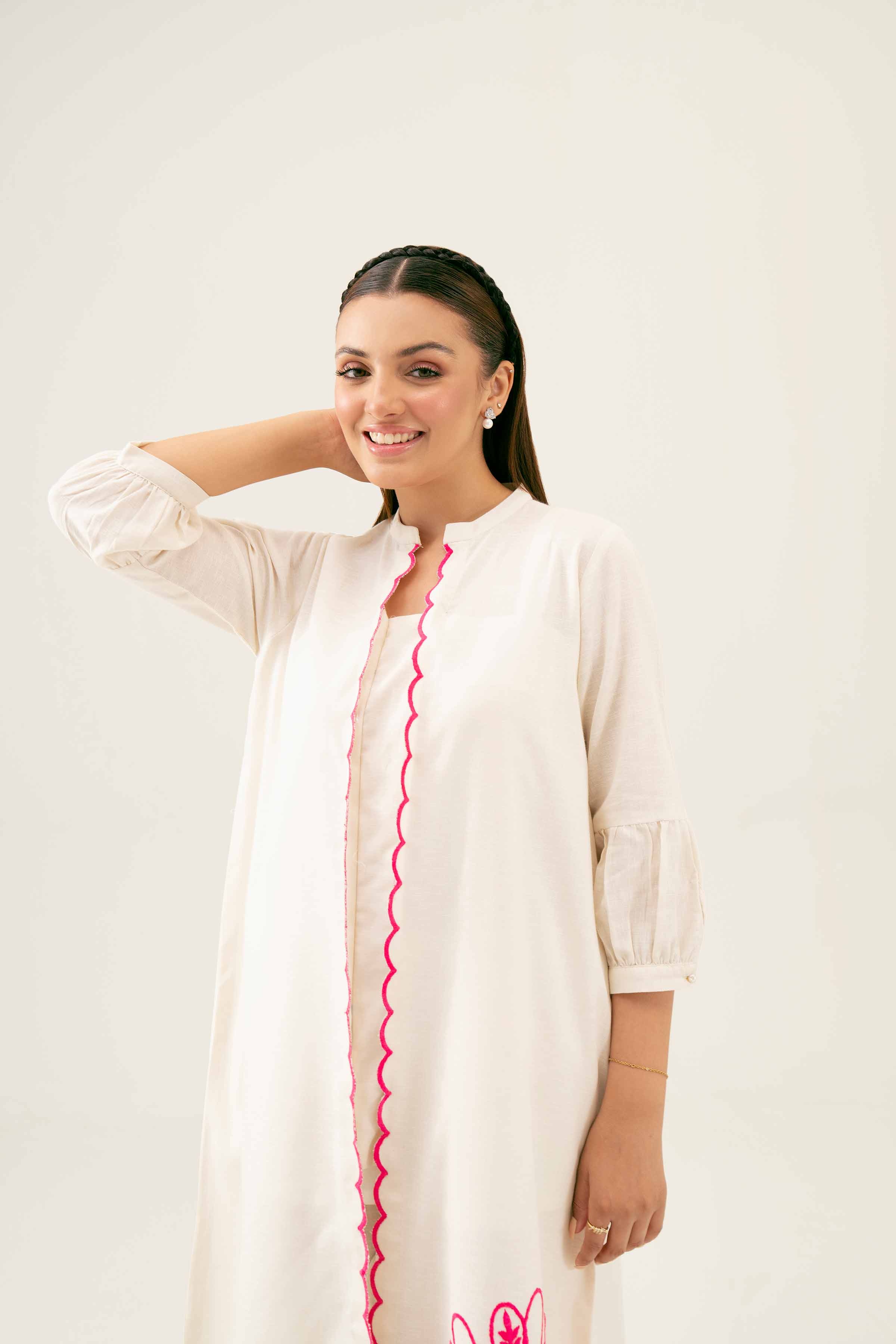 2 Piece - Embroidered Suit - PW24-61 - Image 11