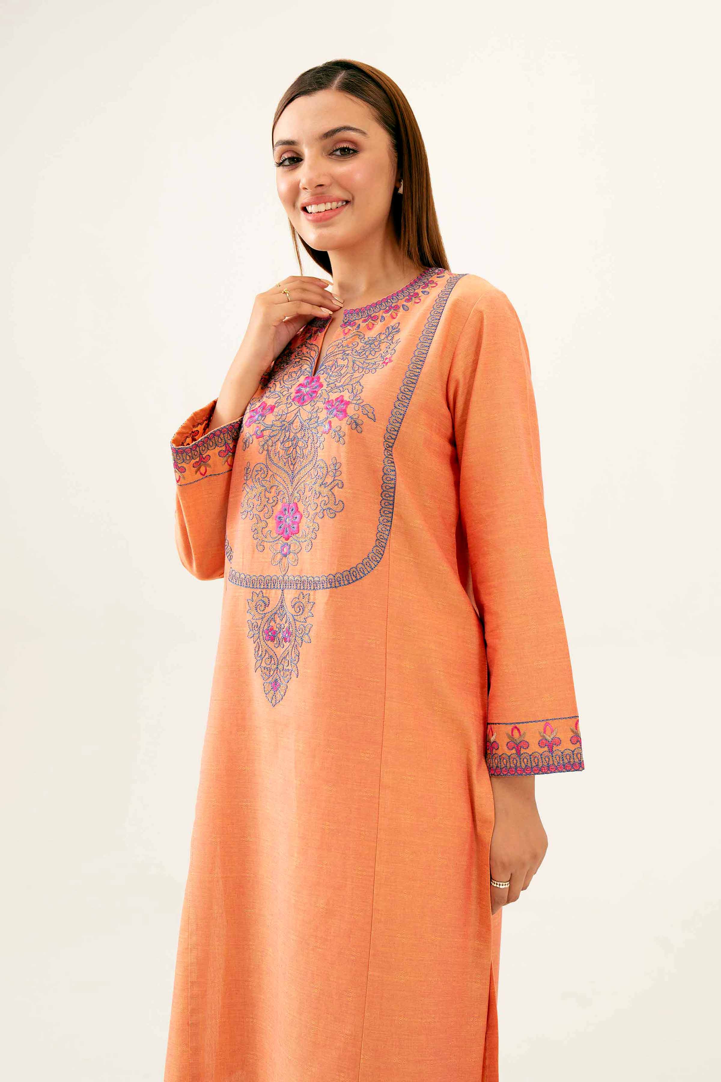 2 Piece - Embroidered Suit - PW24-63 - Image 2