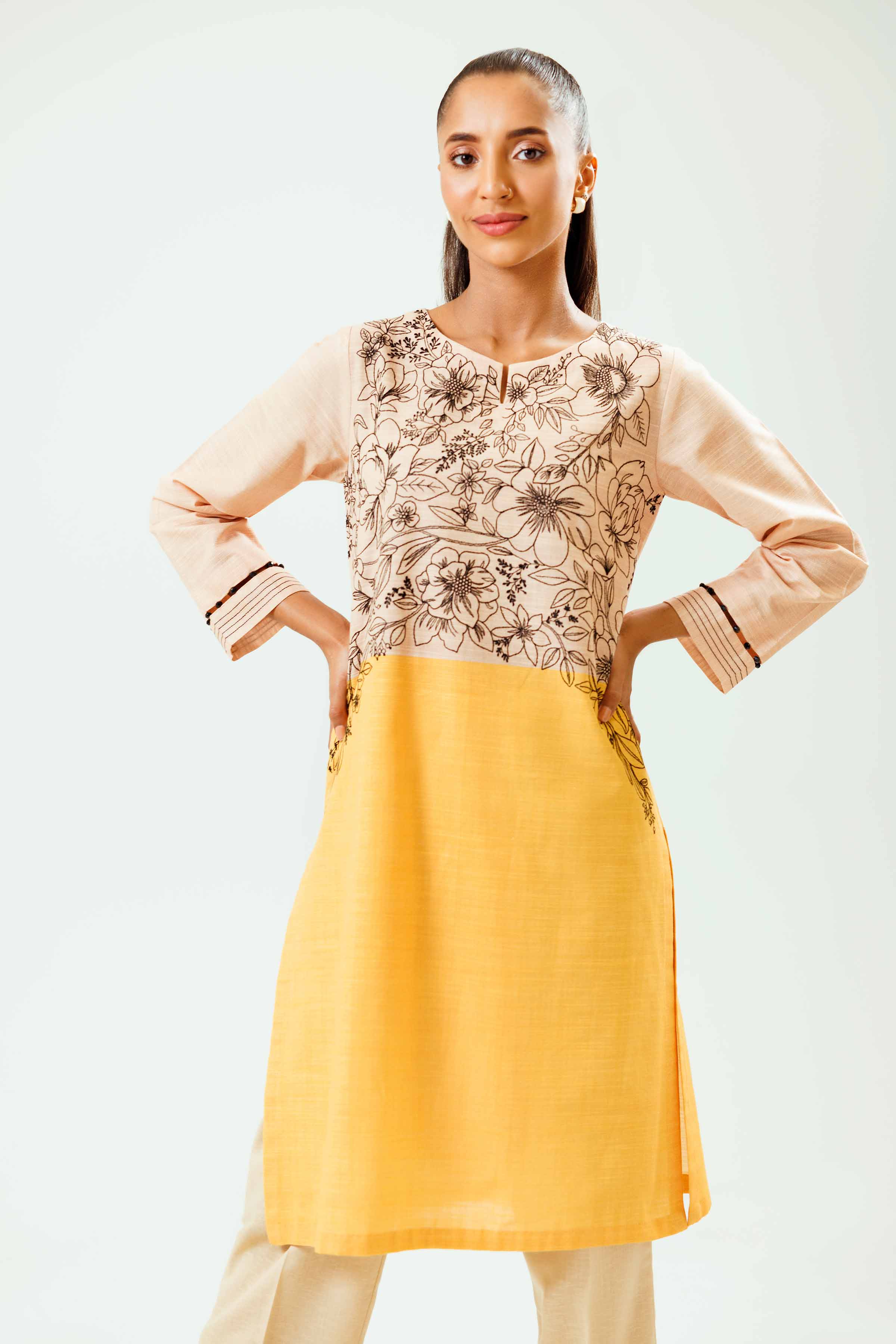 Printed Embroidered Shirt - PW24-80 - Image 5