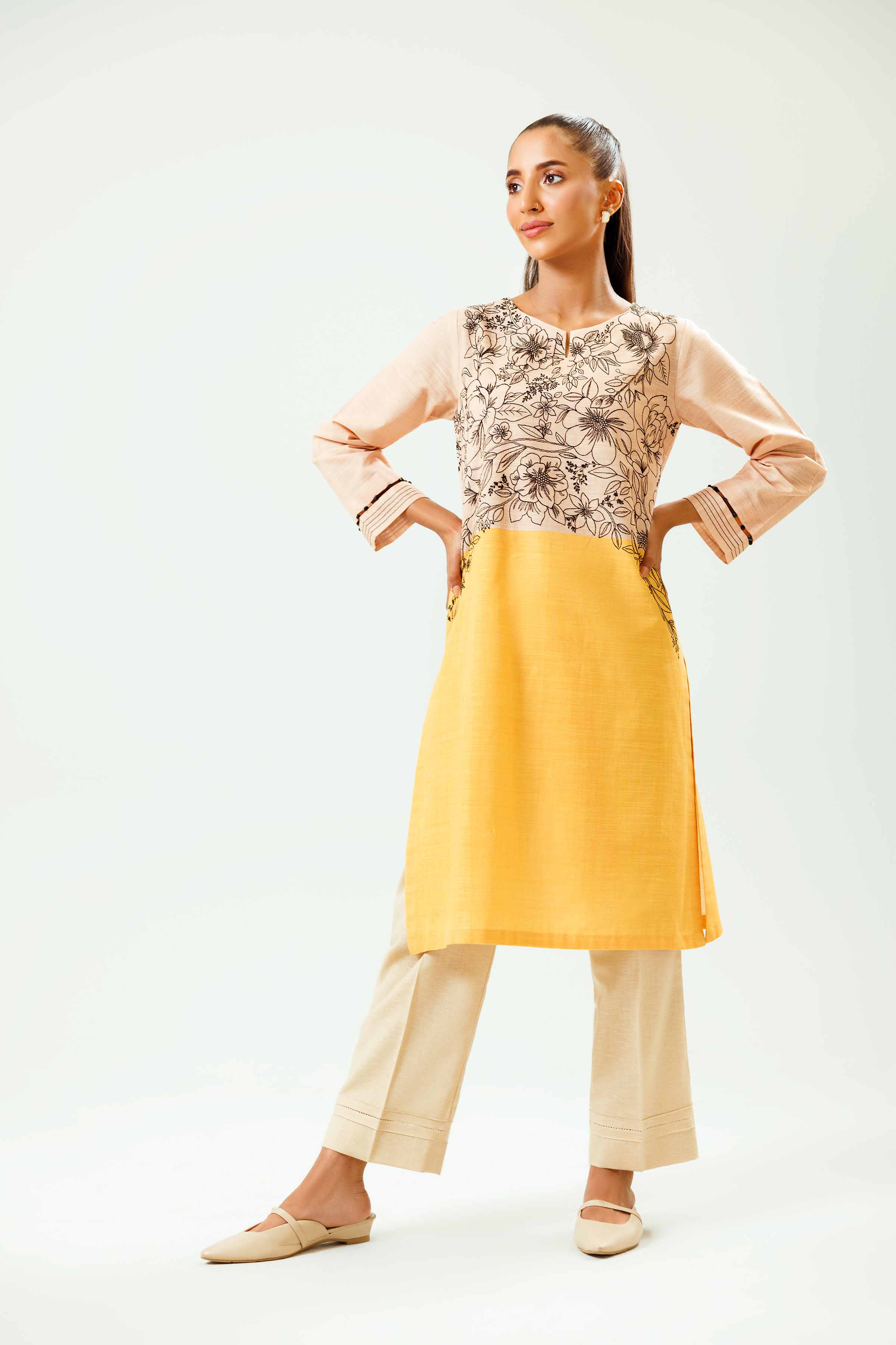 Printed Embroidered Shirt - PW24-80 - Image 6