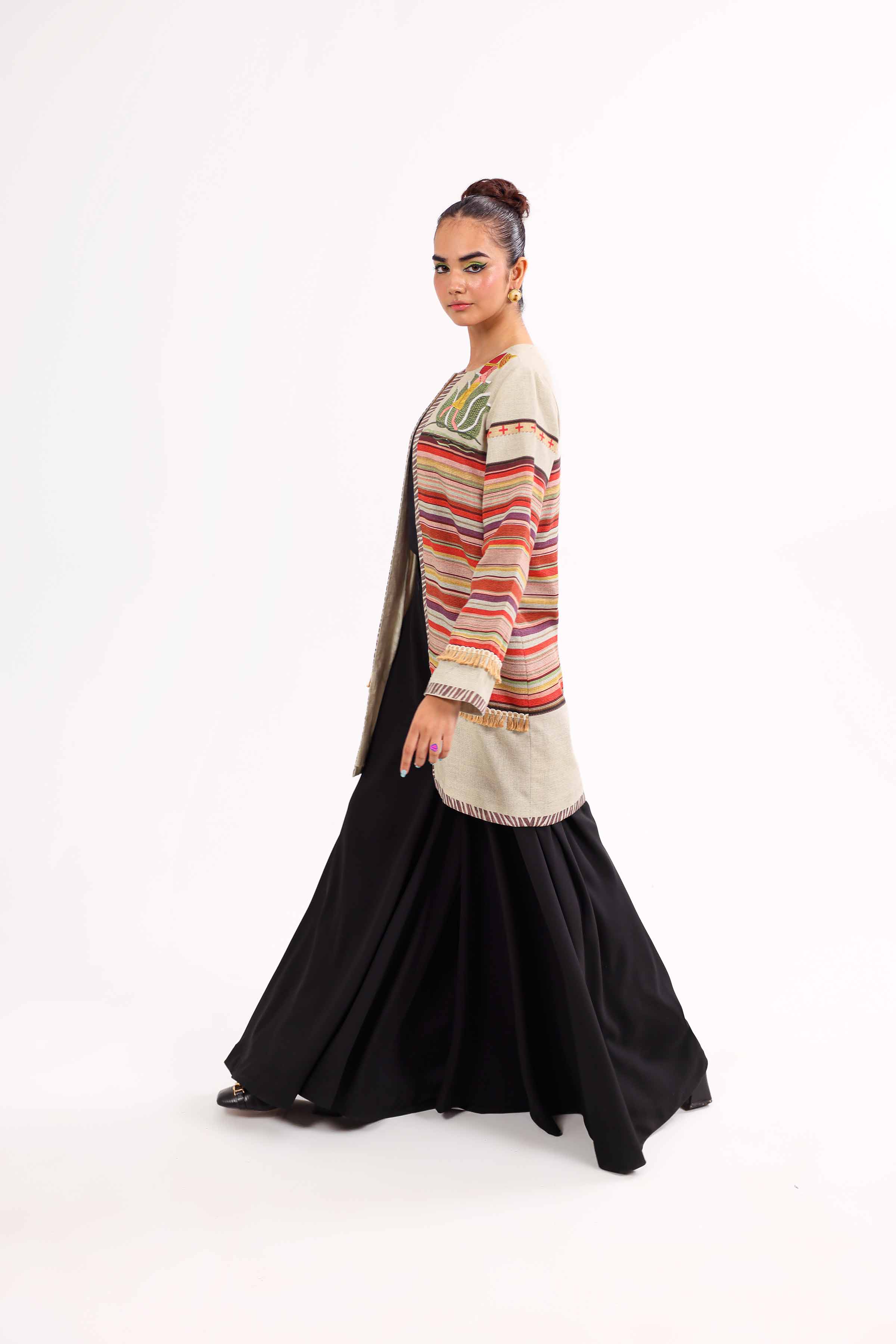 Printed Embroidered Jacket - PW24-92 - Image 7