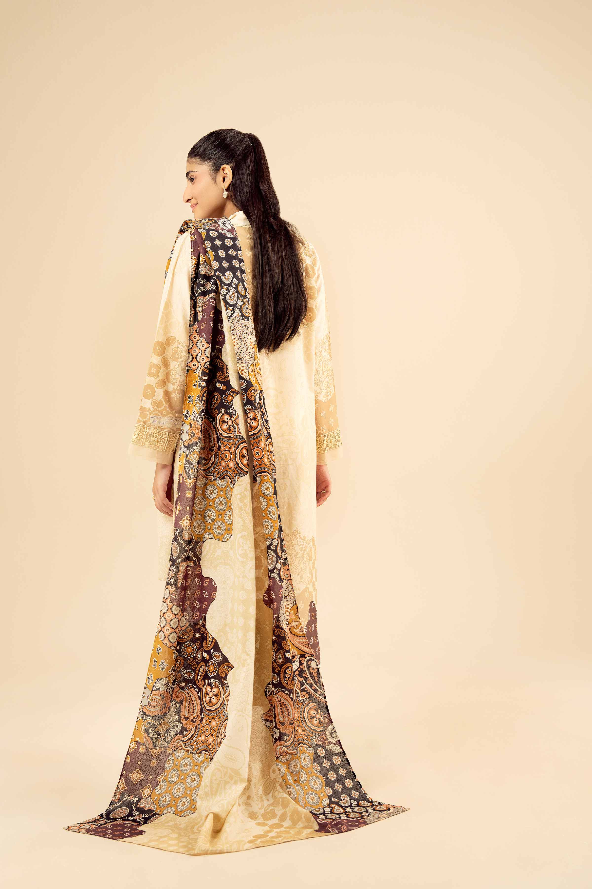 3 Piece - Printed Suit - PW25-466 - Image 3