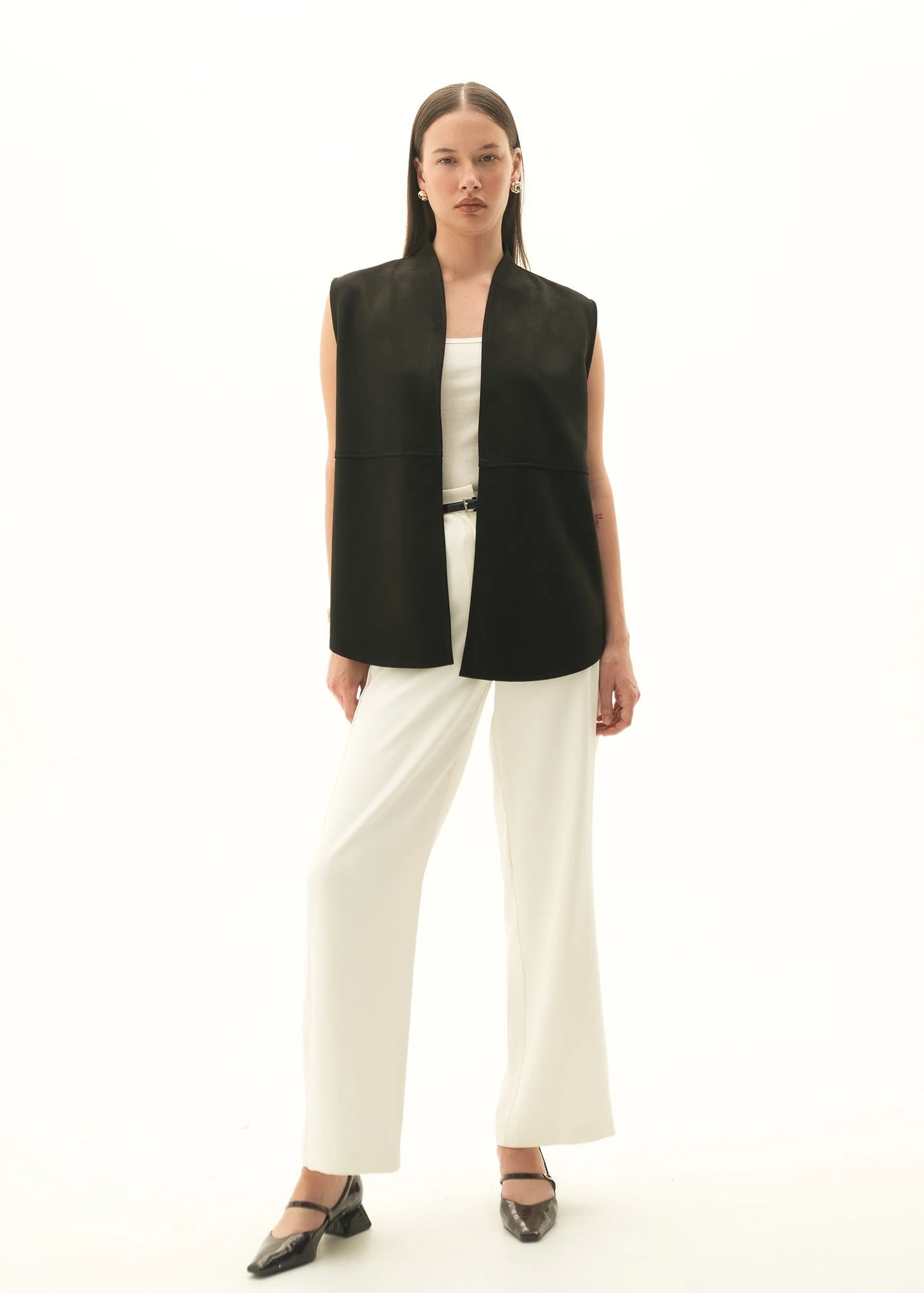 Tailored Wide Leg Trousers - KOA - Image 4