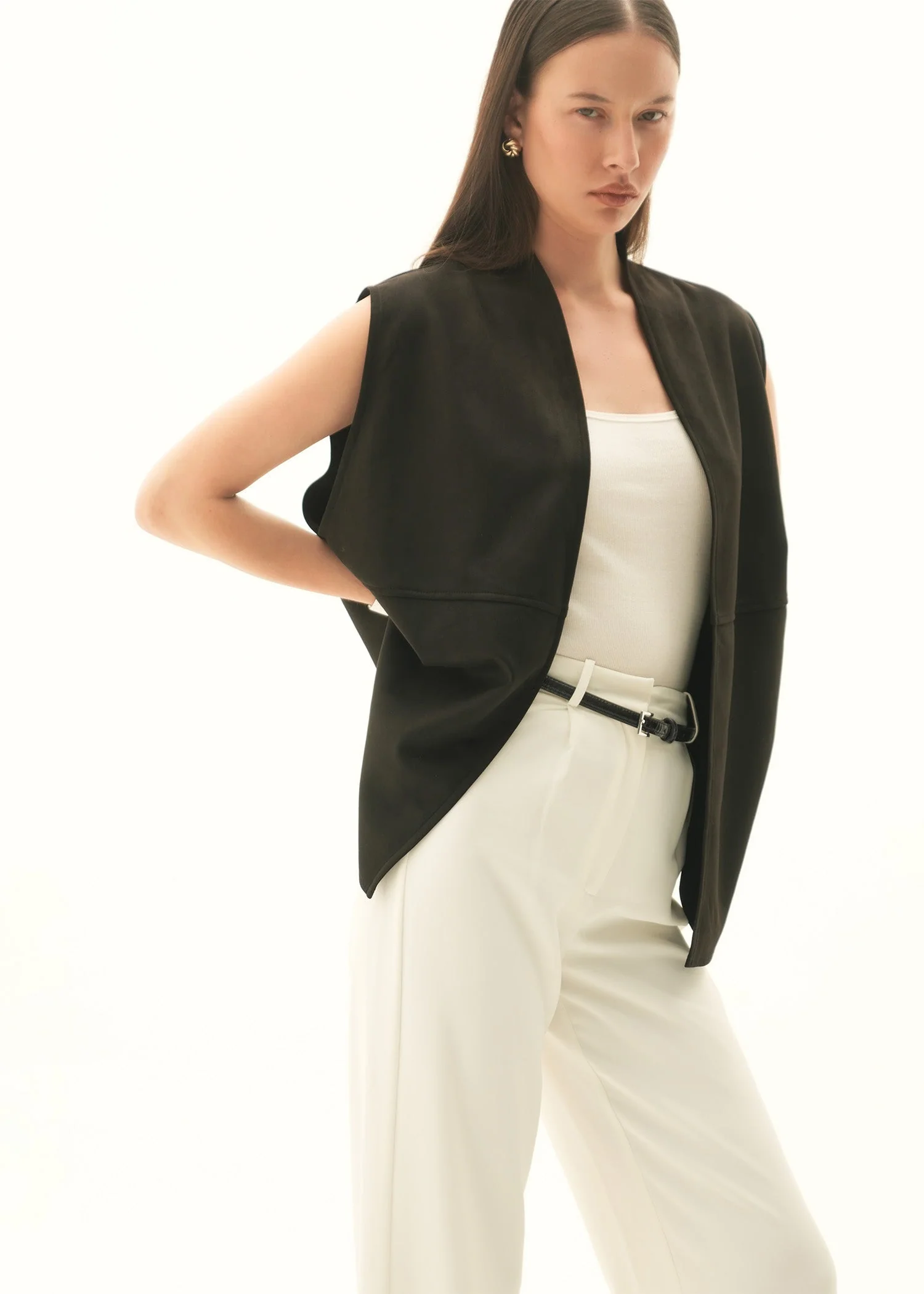 Tailored Wide Leg Trousers - KOA - Image 5