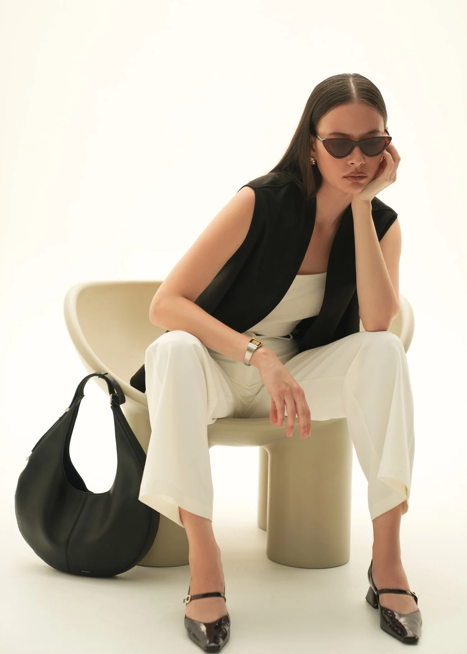 Tailored Wide Leg Trousers - KOA - Image 7