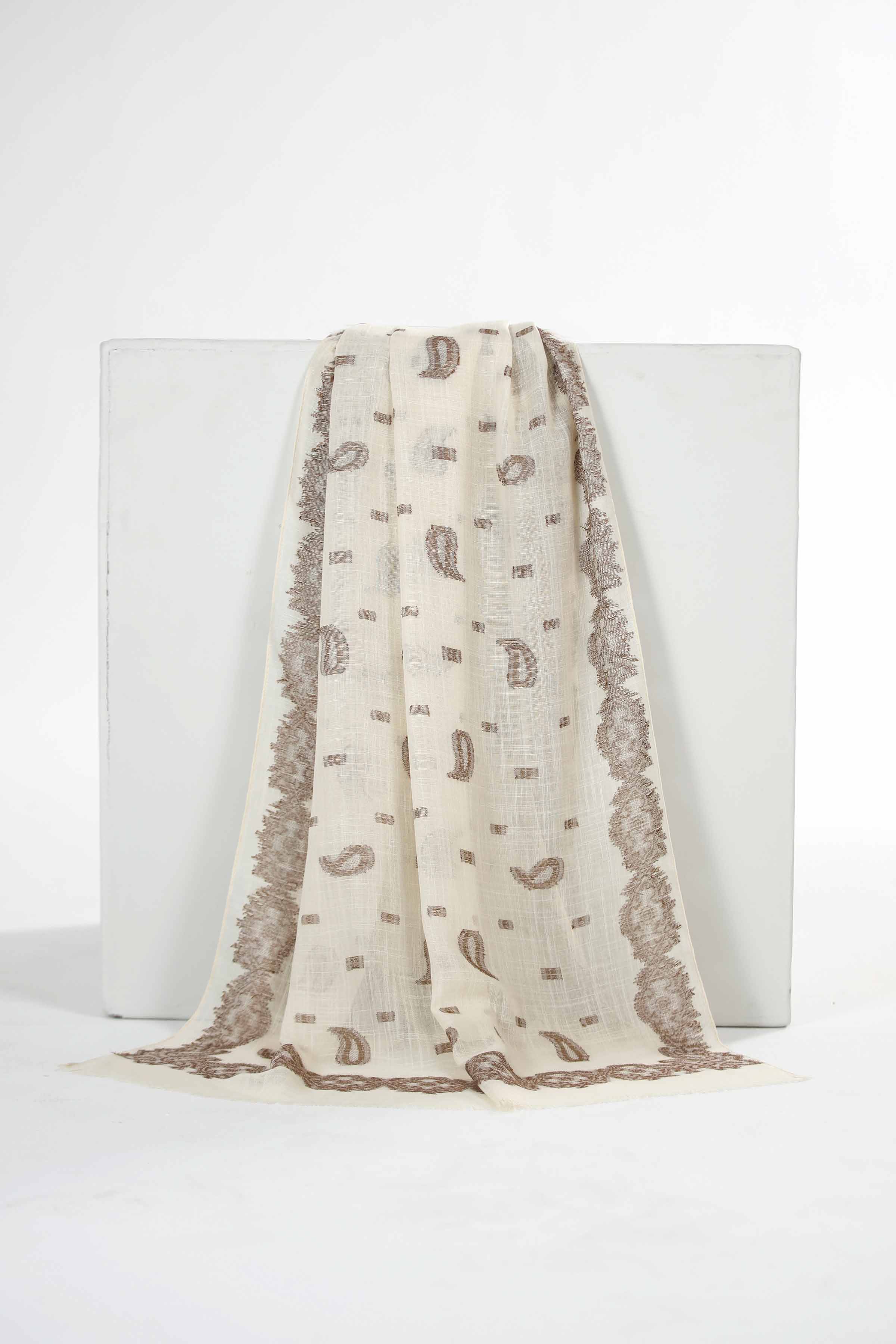 Beige Women Scarf-435072118