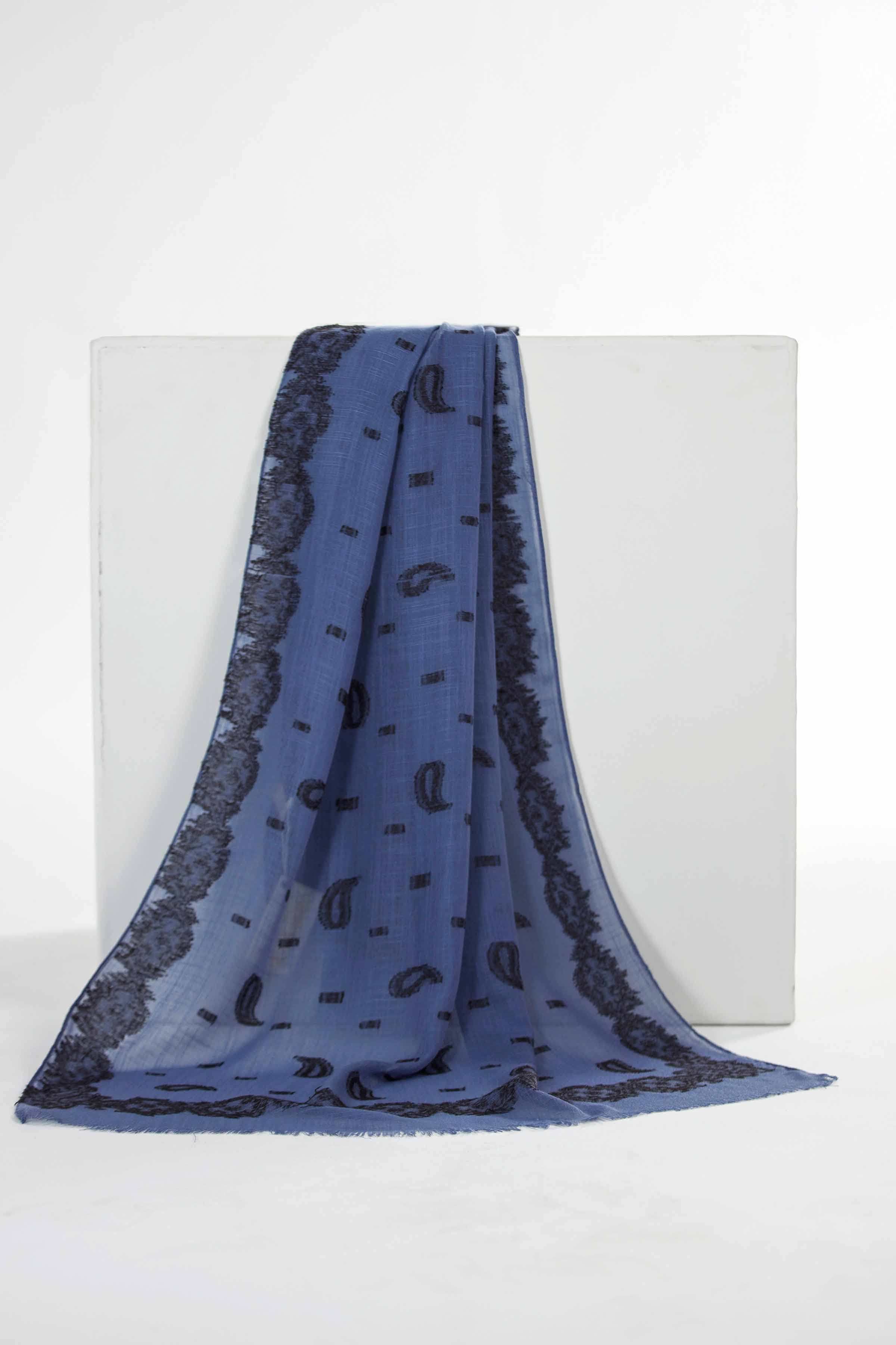 Navy Women Scarf-435072121