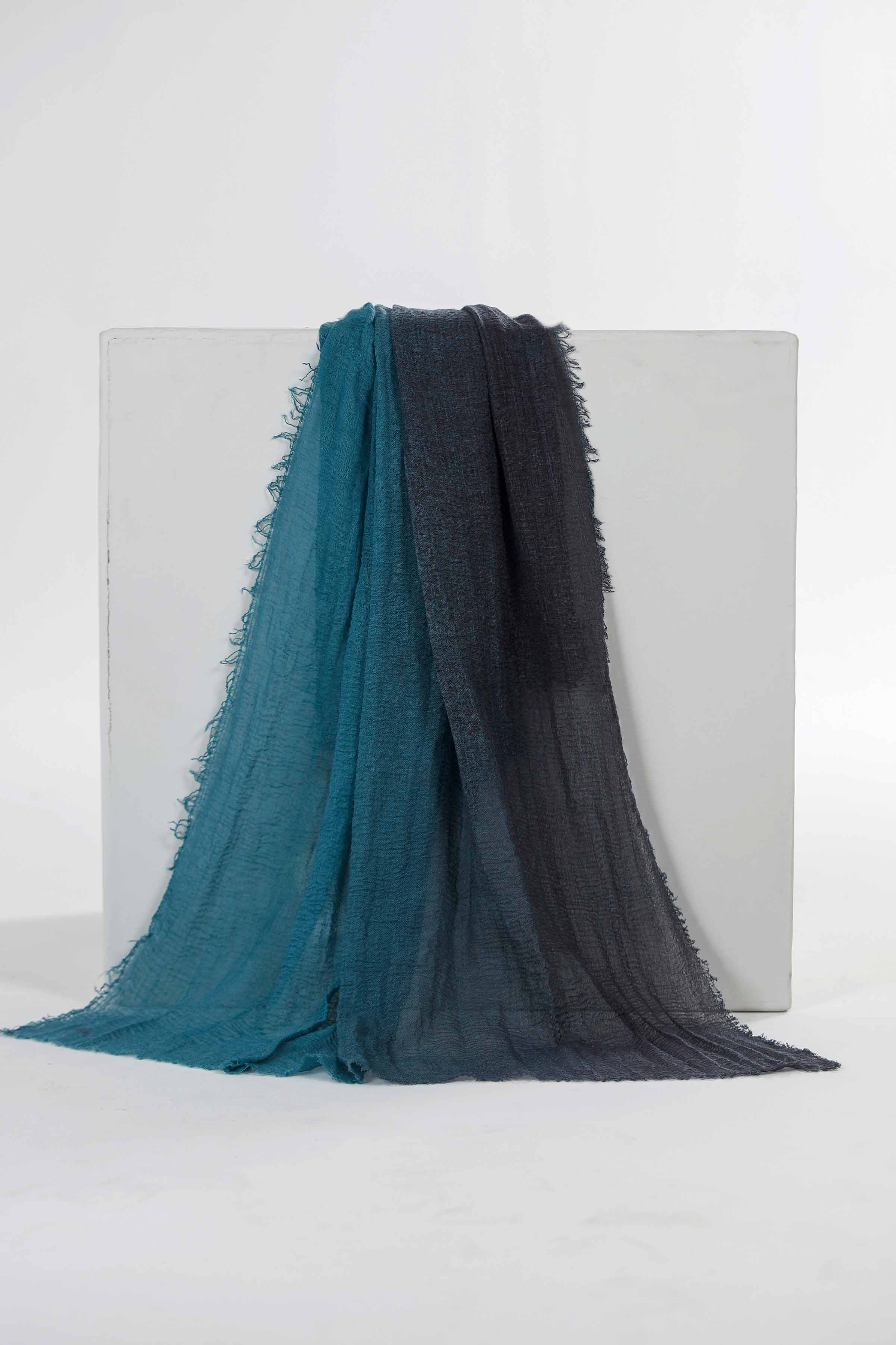 Black & Green Women Scarf-435092104