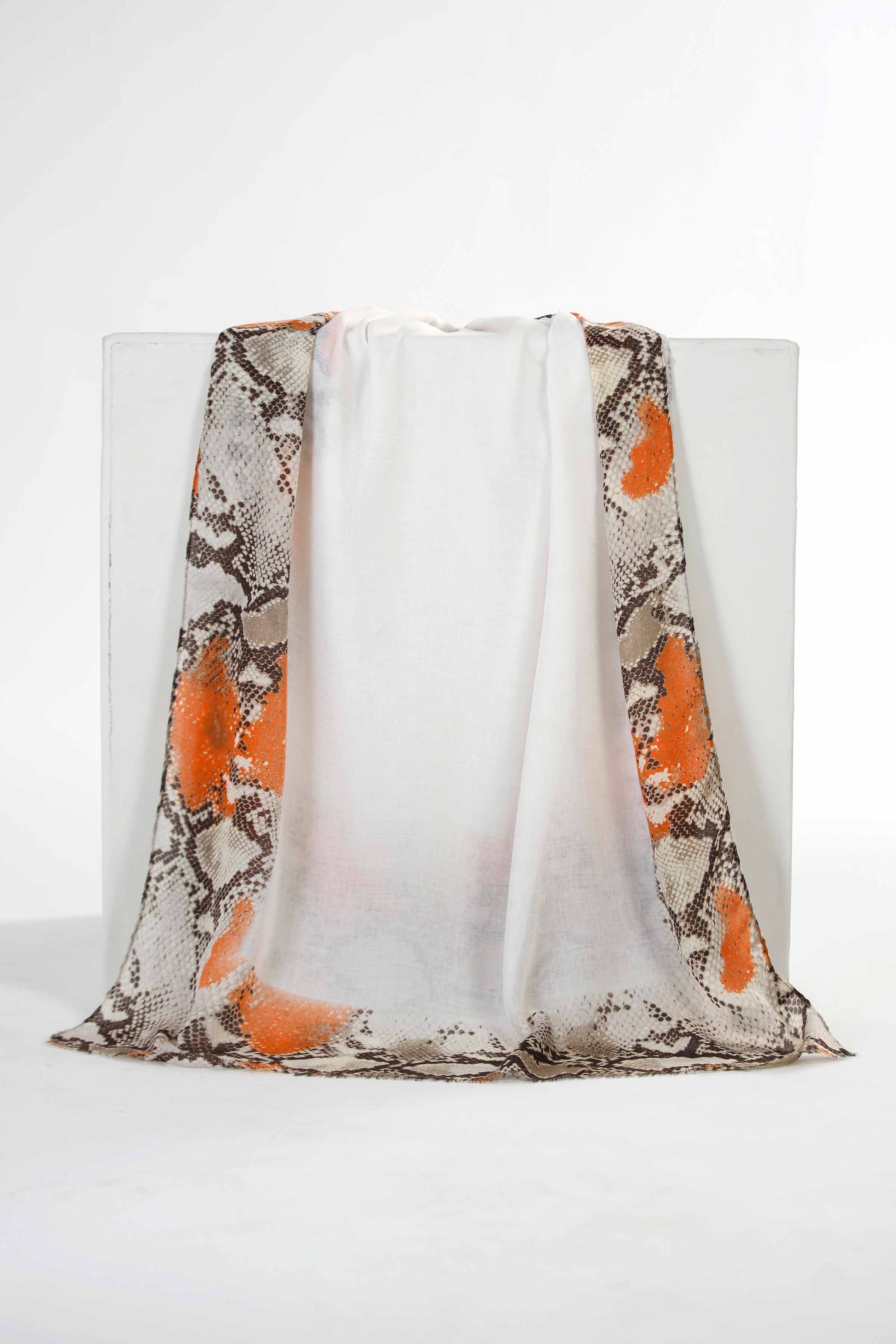 Orange Women Scarf-435152106