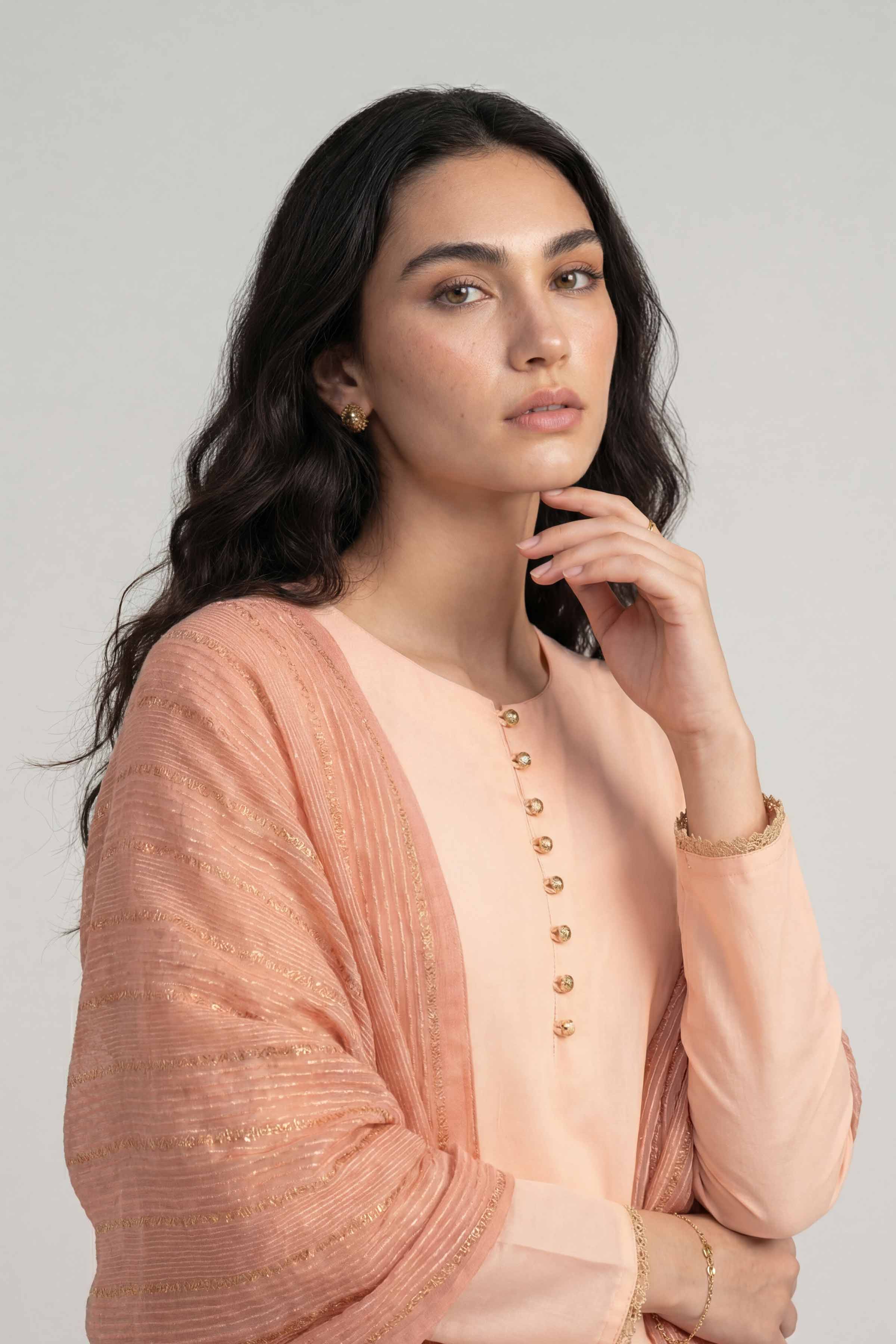 Orange Women Scarf-447792106 - Image 5