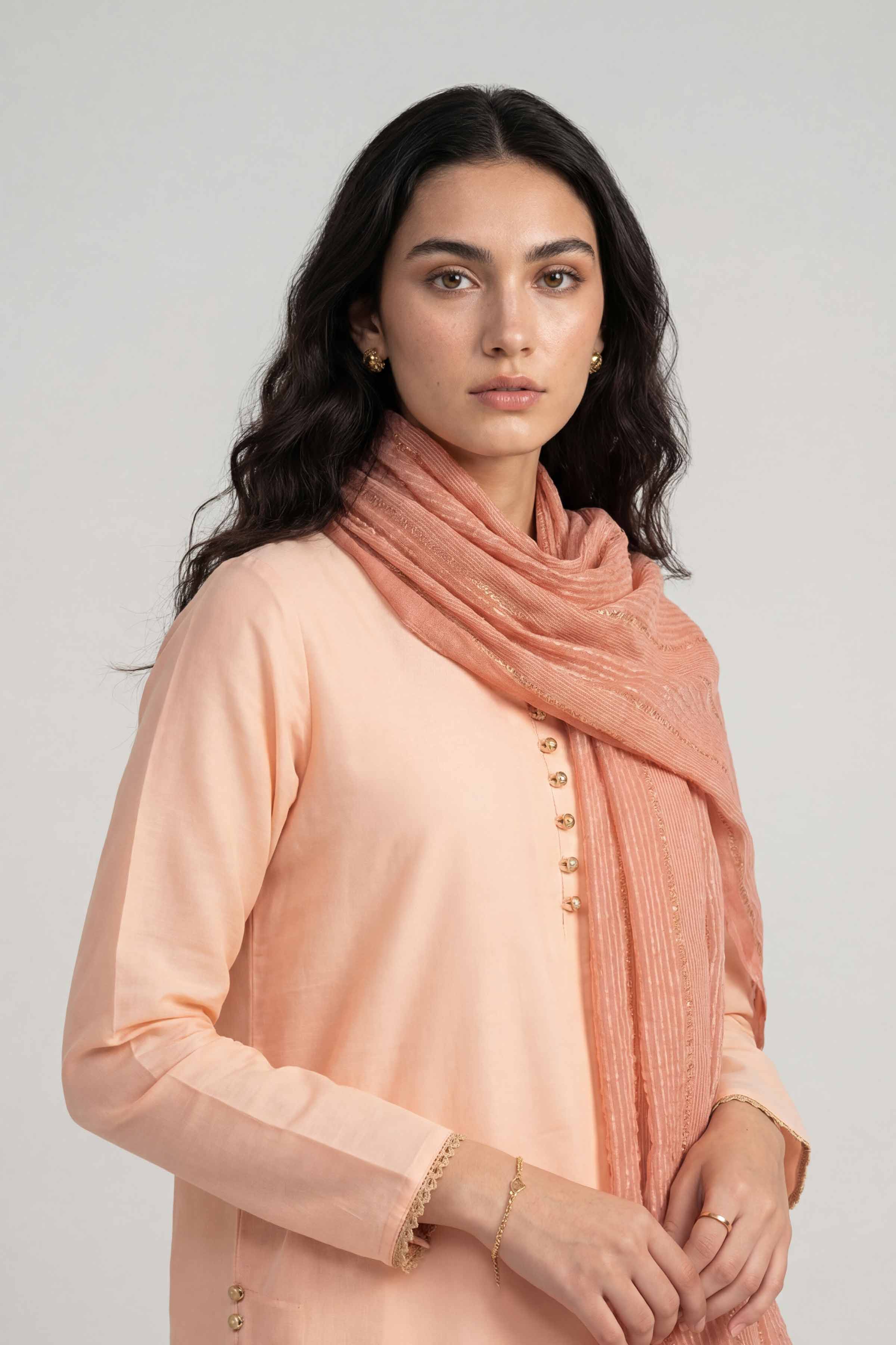 Orange Women Scarf-447792106 - Image 6