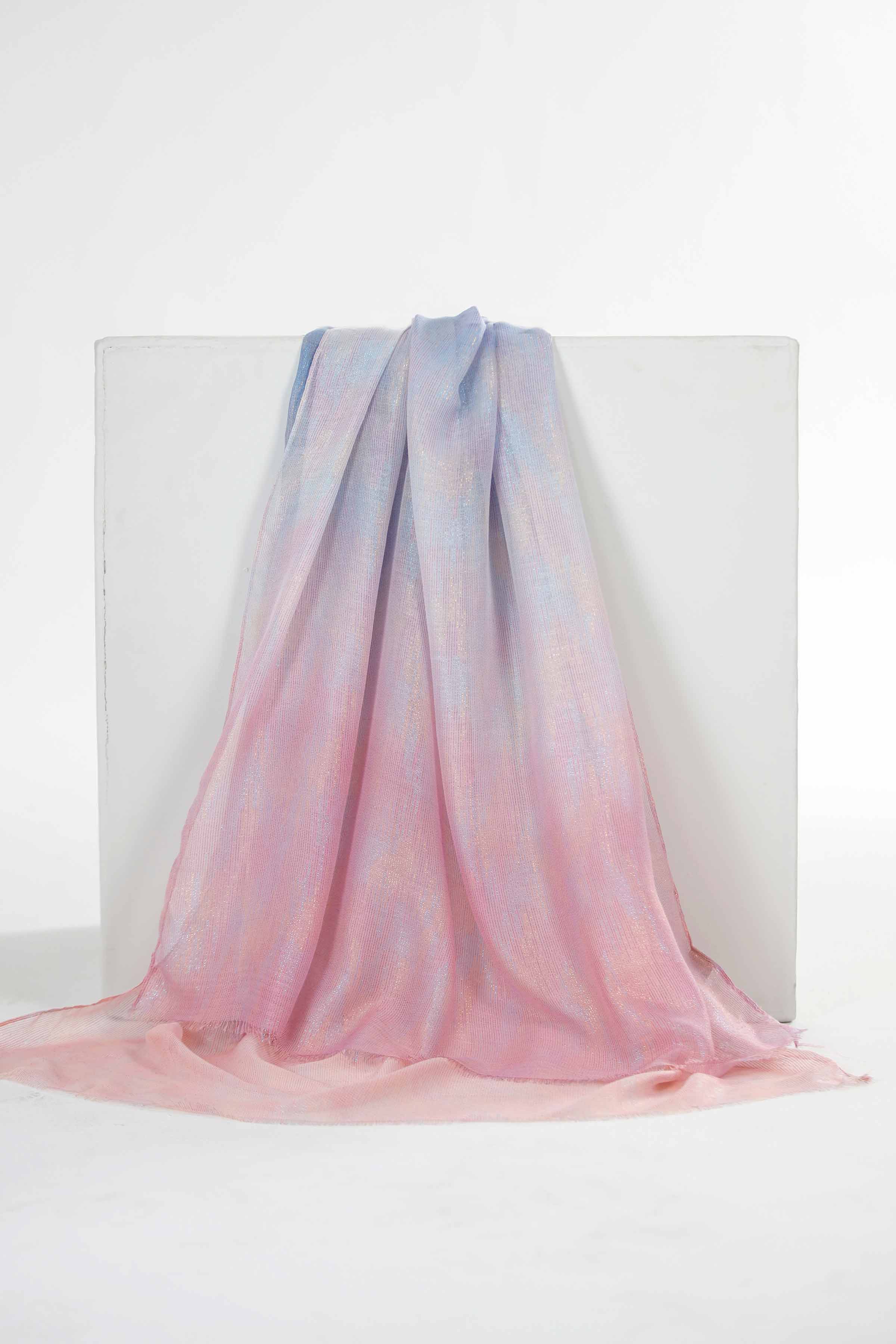 Blue & Pink Women Scarf-435202108