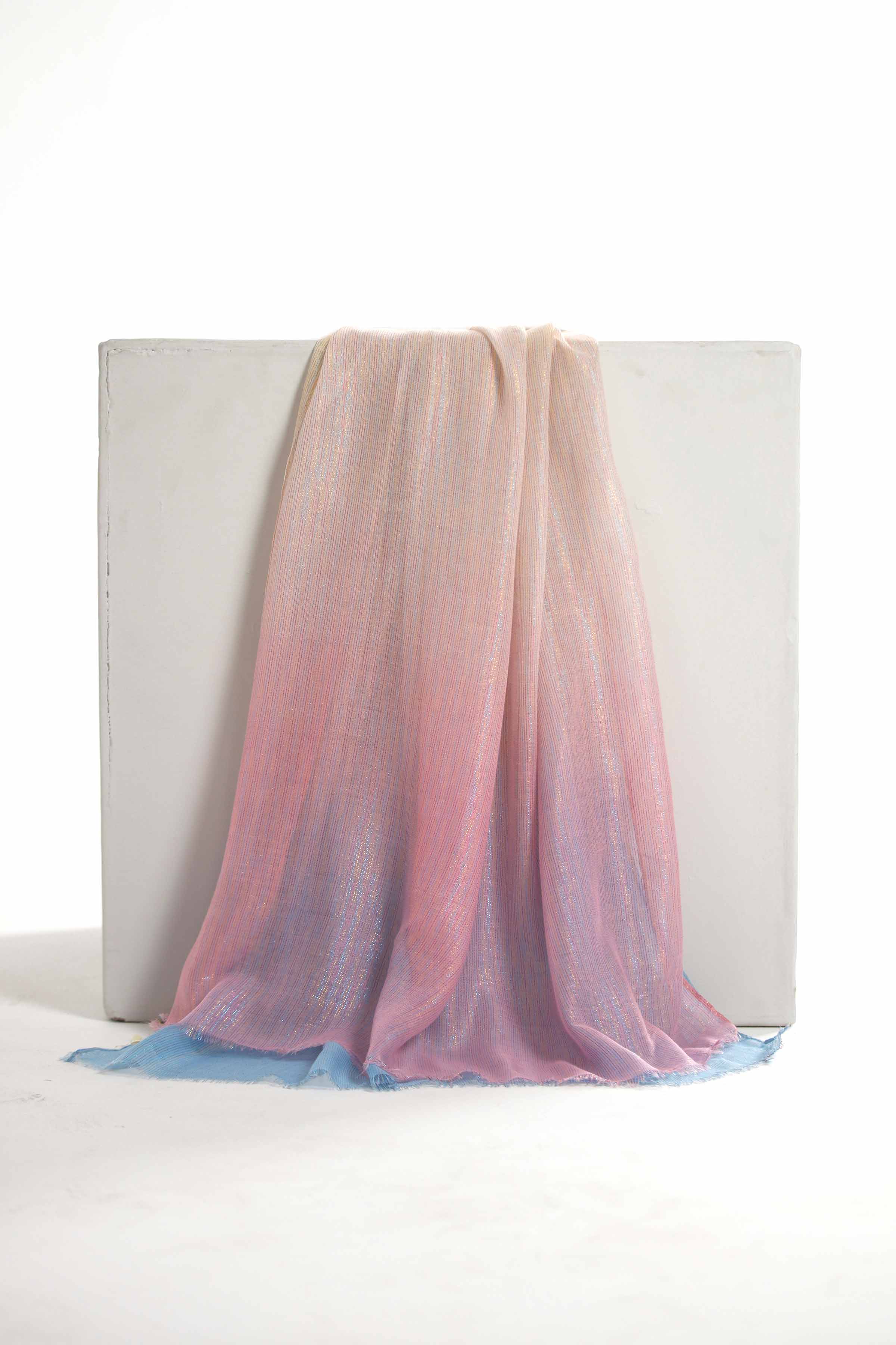 Gold & Purple Women Scarf-435202119