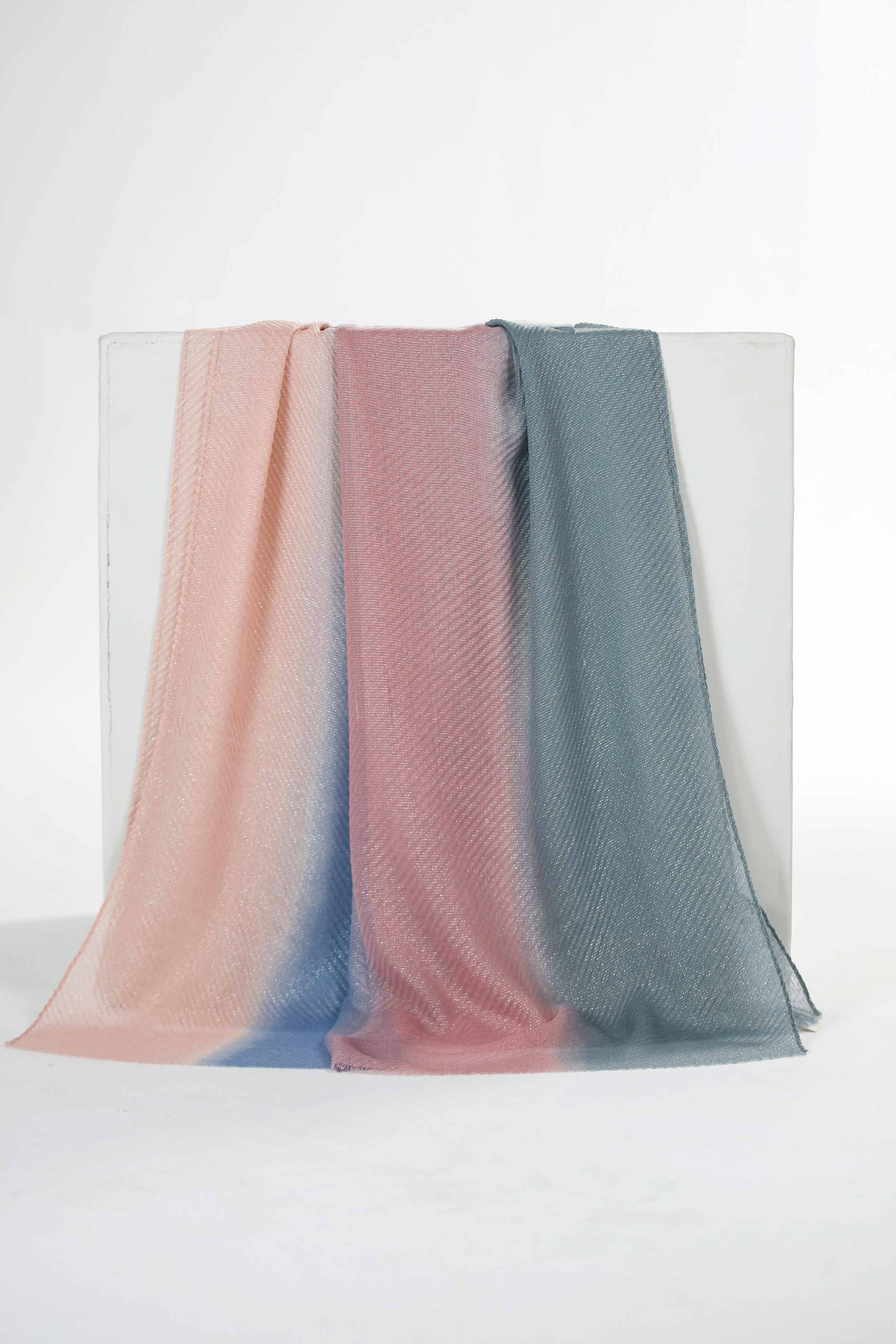 Grey & Pink Women Scarf-435212111