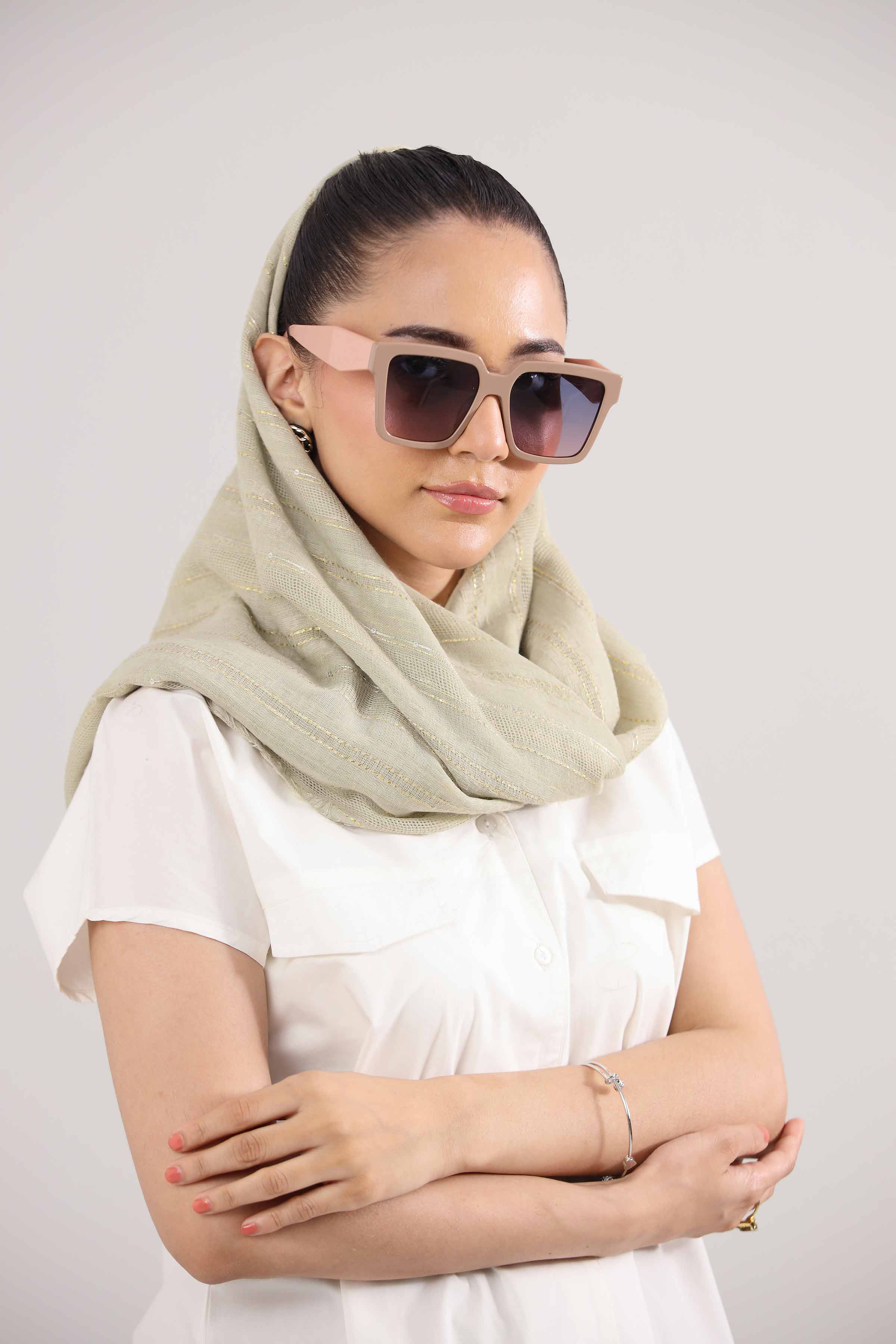 Yellow Women Scarf-442402102 - Image 5